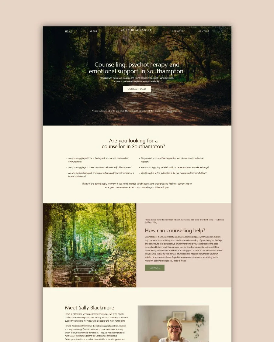 I have recently updated the Portfolio page on my website (still a few more to add but we're getting there!). Here are a selection of some of my faves!

These are a mix a full custom builds (from &pound;2500) and two week websites (from &pound;1500) -