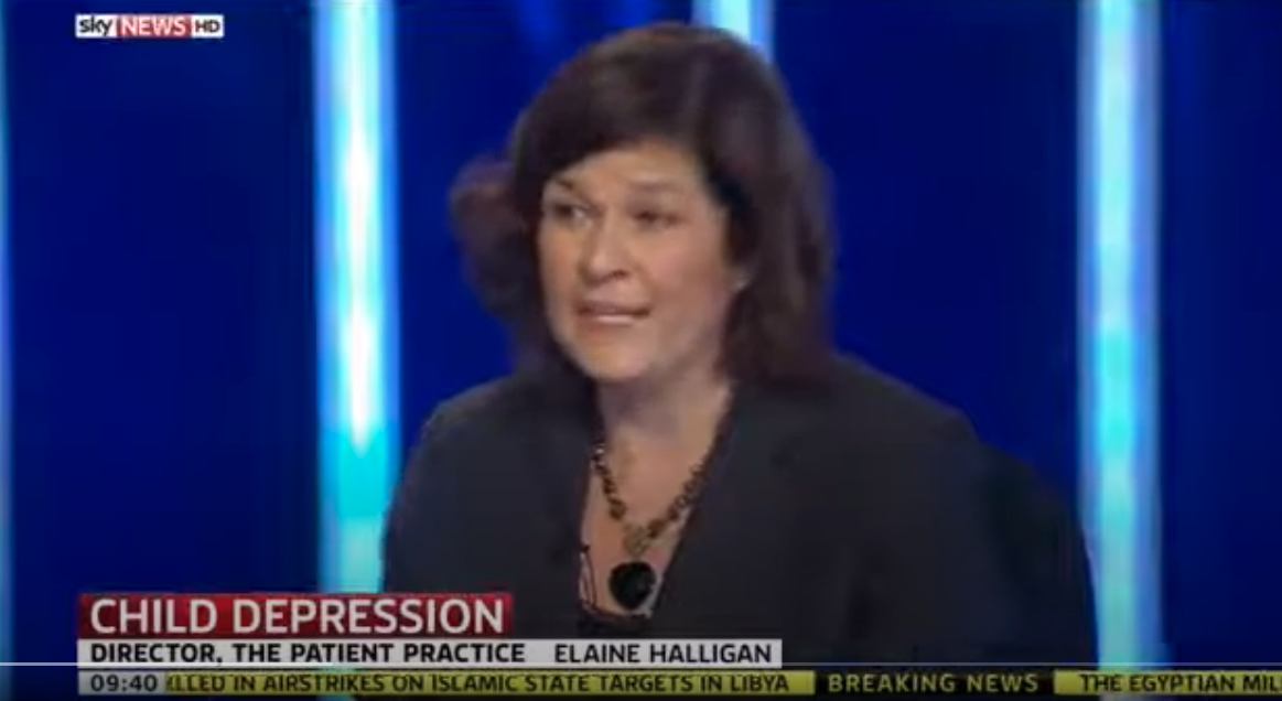Elaine Halligan on Sky News Feb 2015