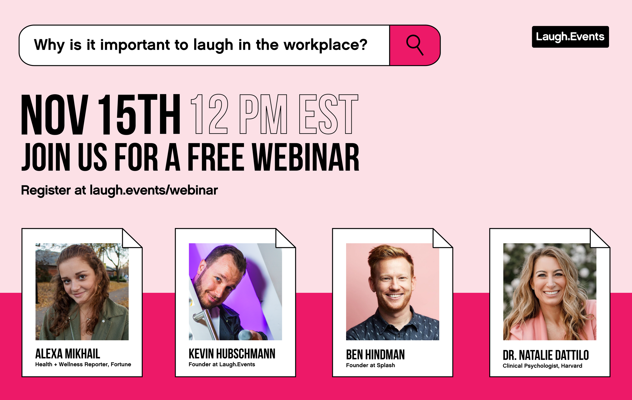 Join Us for a Webinar About Laughter