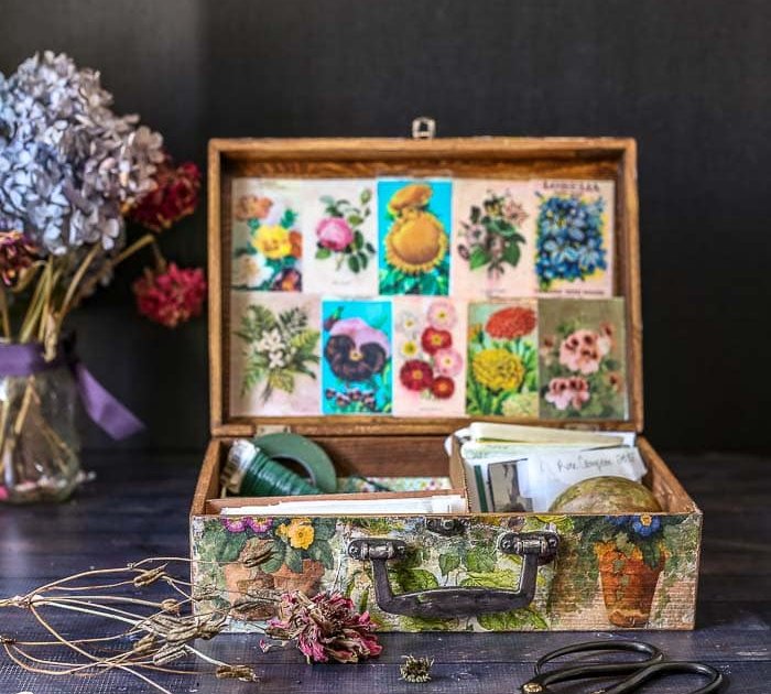 Vintage Seed Organizer