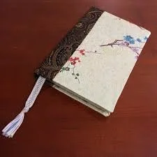 Handmade Journal, Floral Paper & Wax Seal