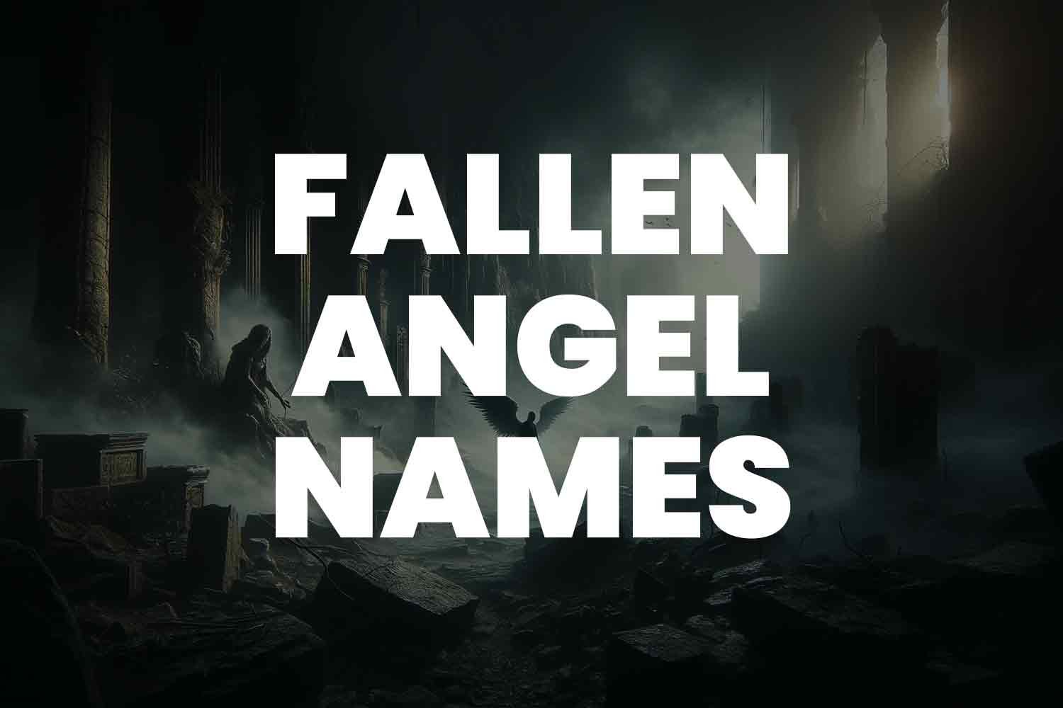 Are We Fallen Angels?. Fallen Angel-Art created by author.