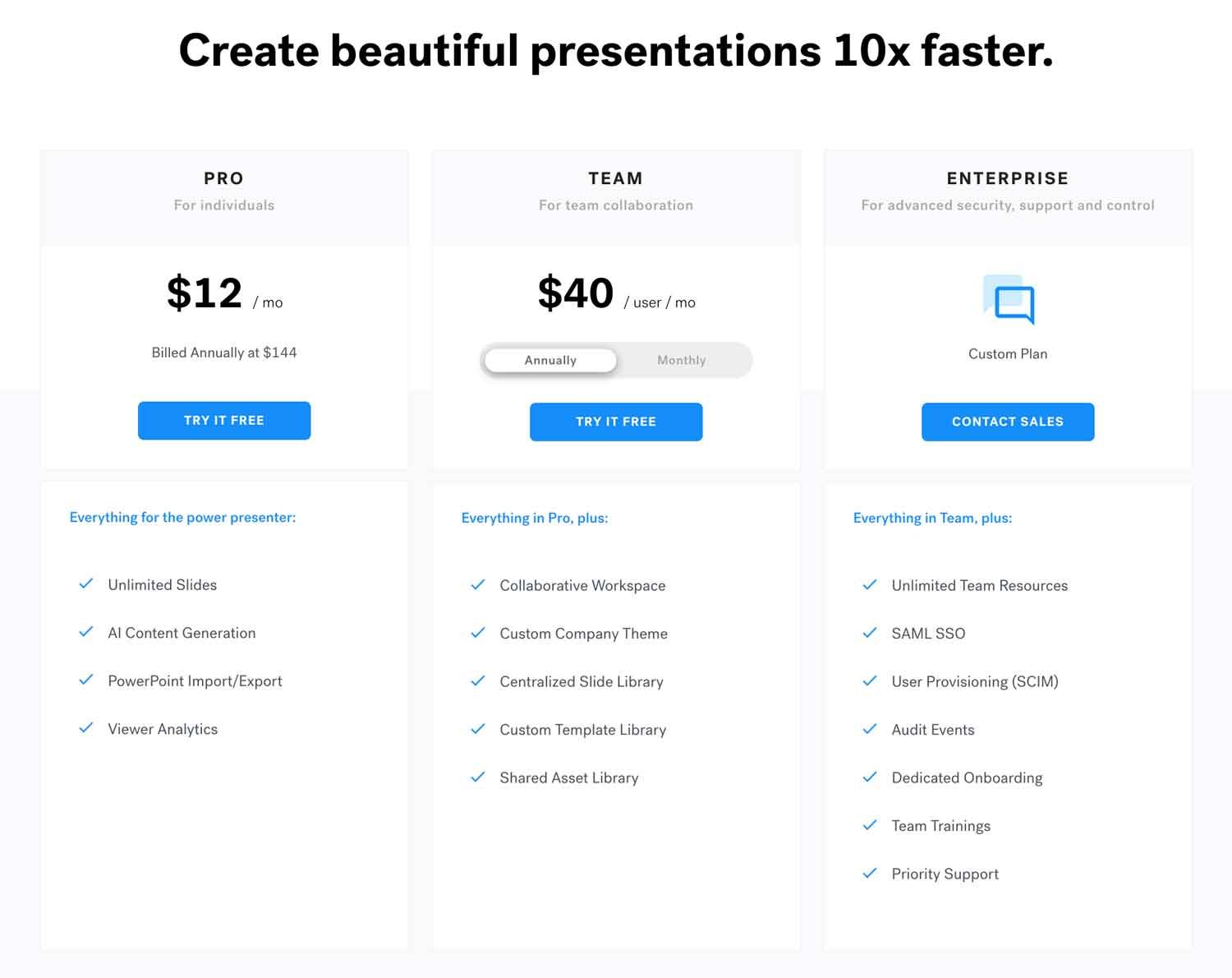Beautiful Ai Presentation Maker Pricing