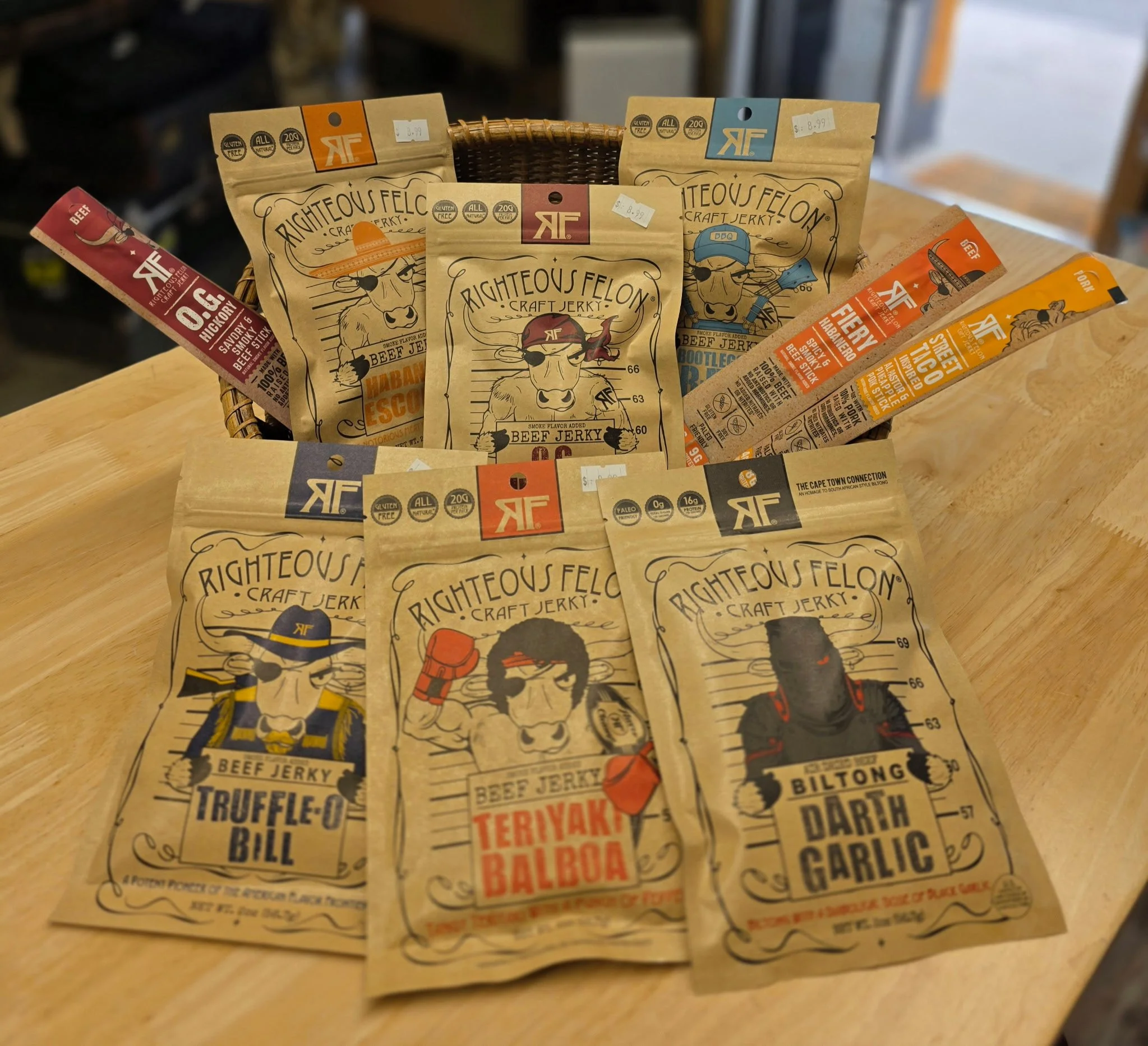 Righteous Felon Craft Jerky &amp; Sticks