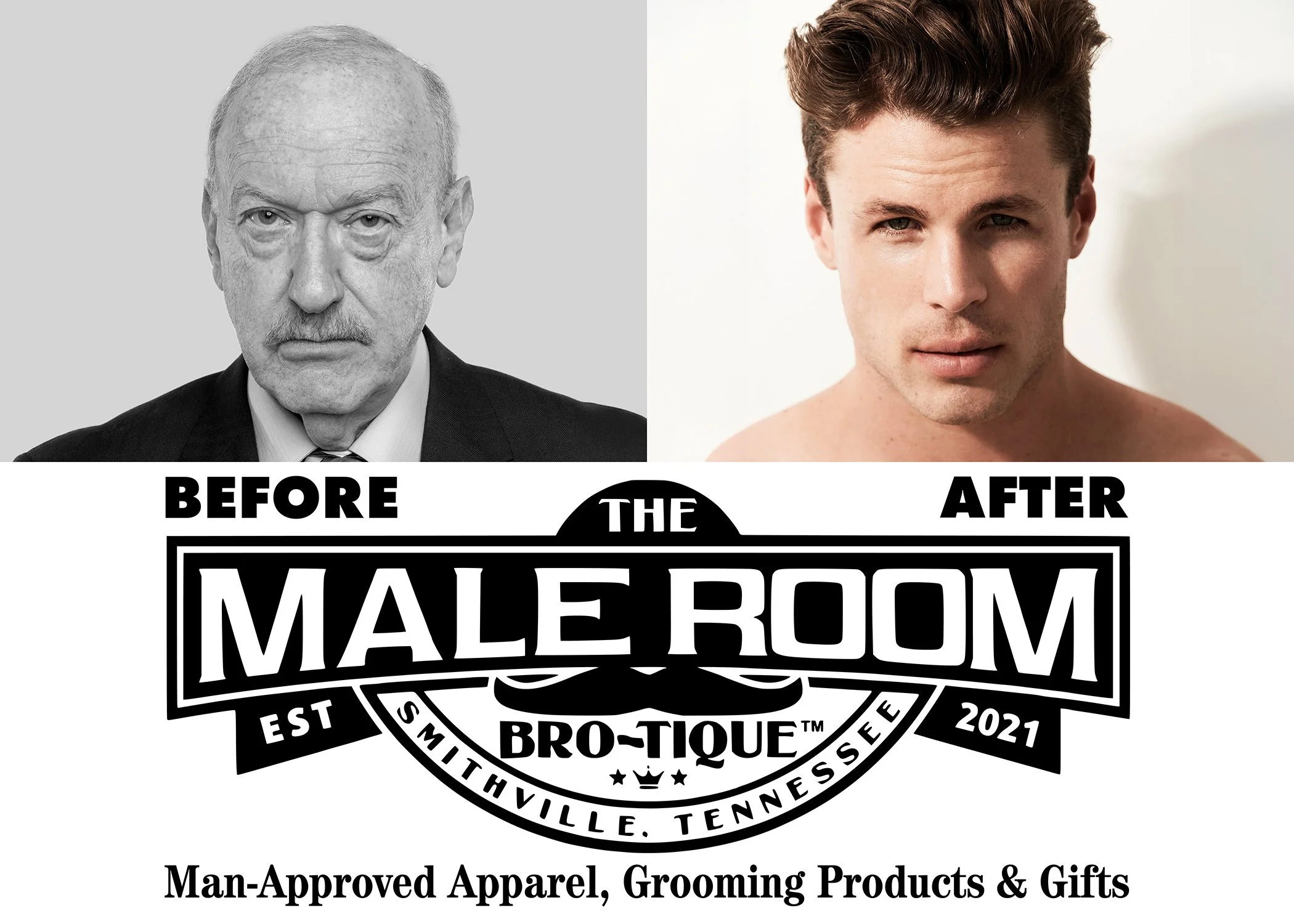 The Male Room Brotique Before and After