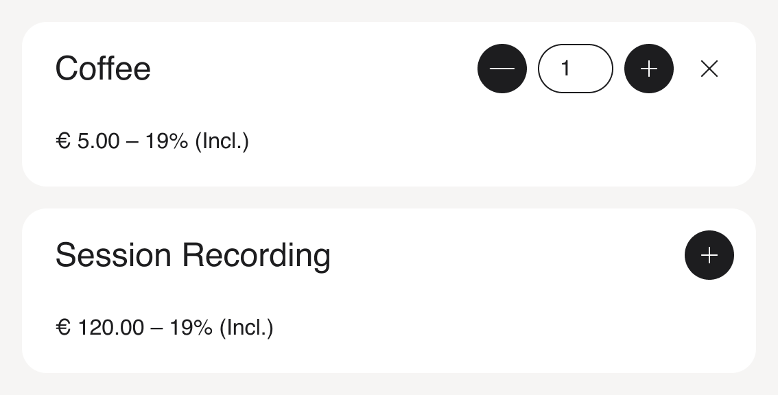 Buchungs-Upgrades und Permission Management