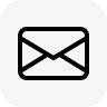 Simplified black and white icon of a chat bubble.