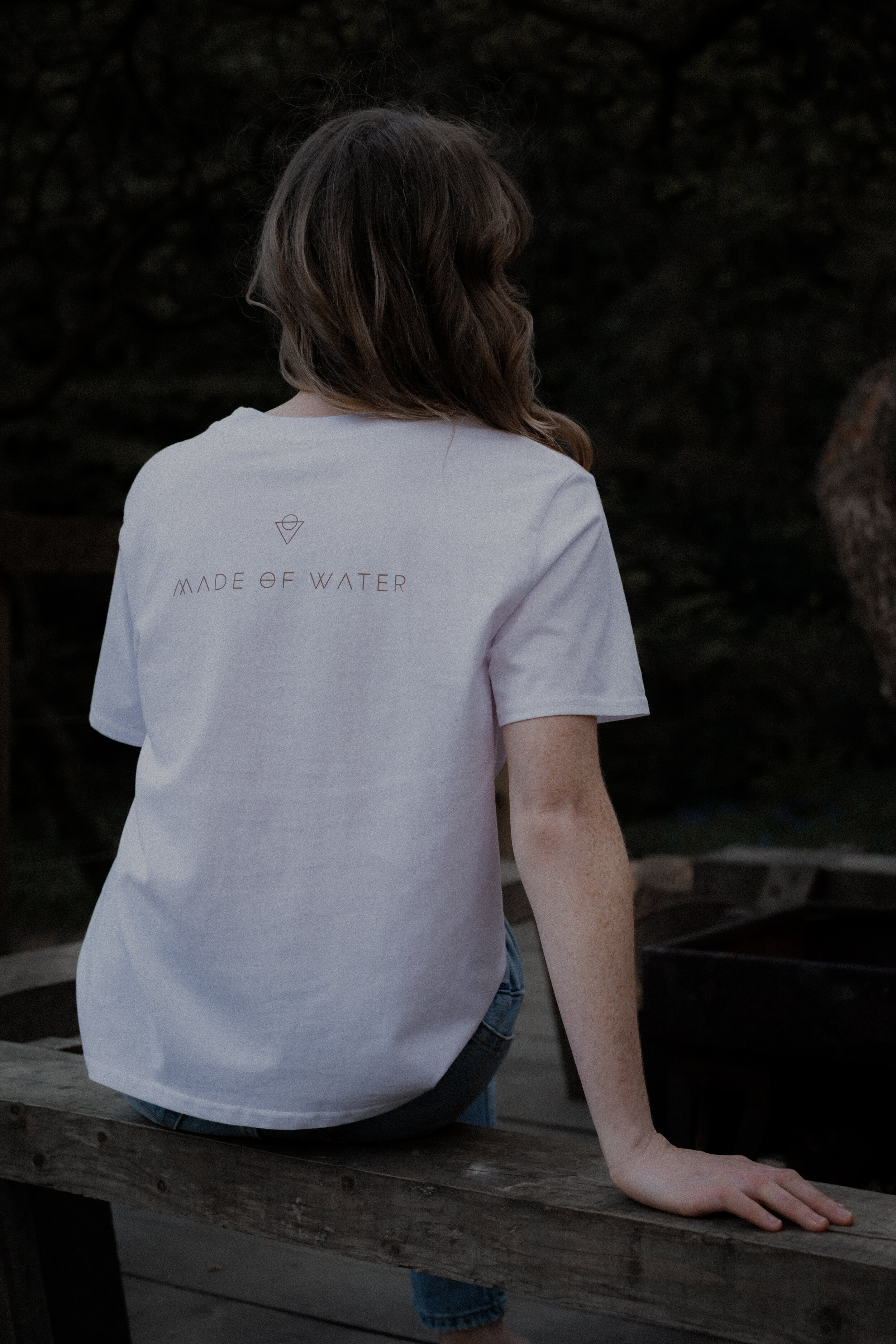 Made of Water | Cropped T-Shirt for Women - White - Organic Cotton