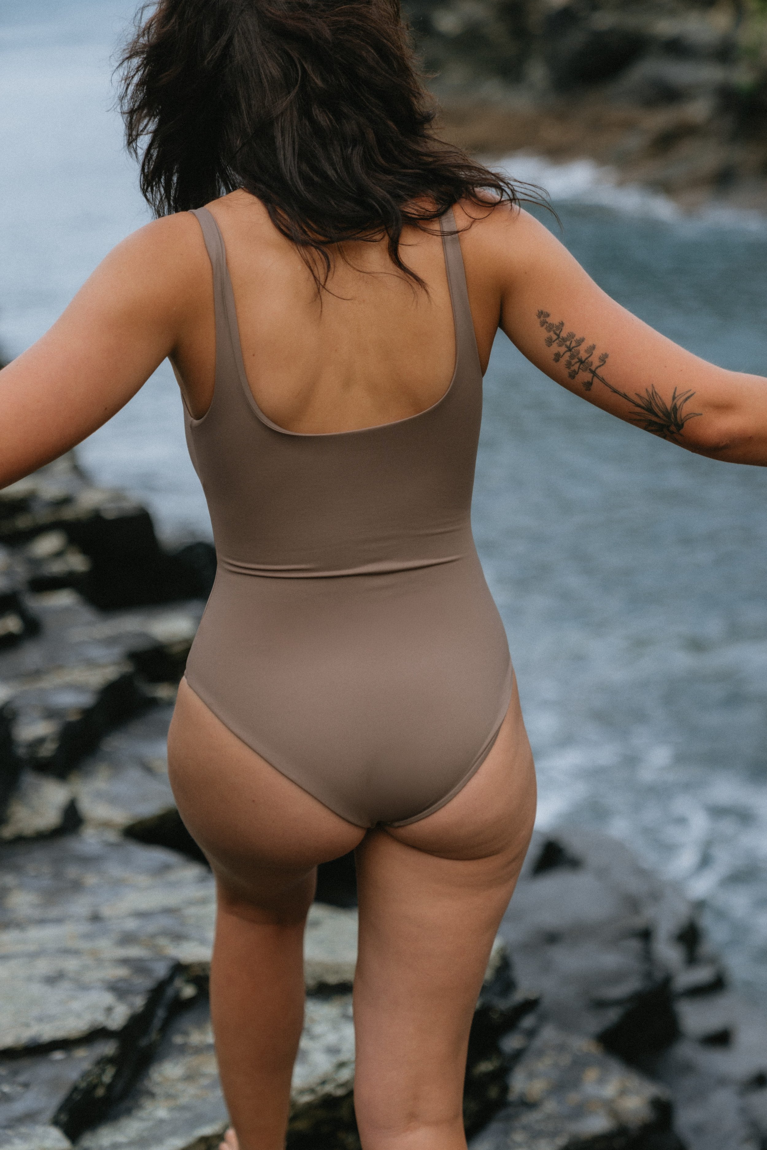 Made of Water | Classic - One Piece Swimsuit for Women - Clay - Econyl