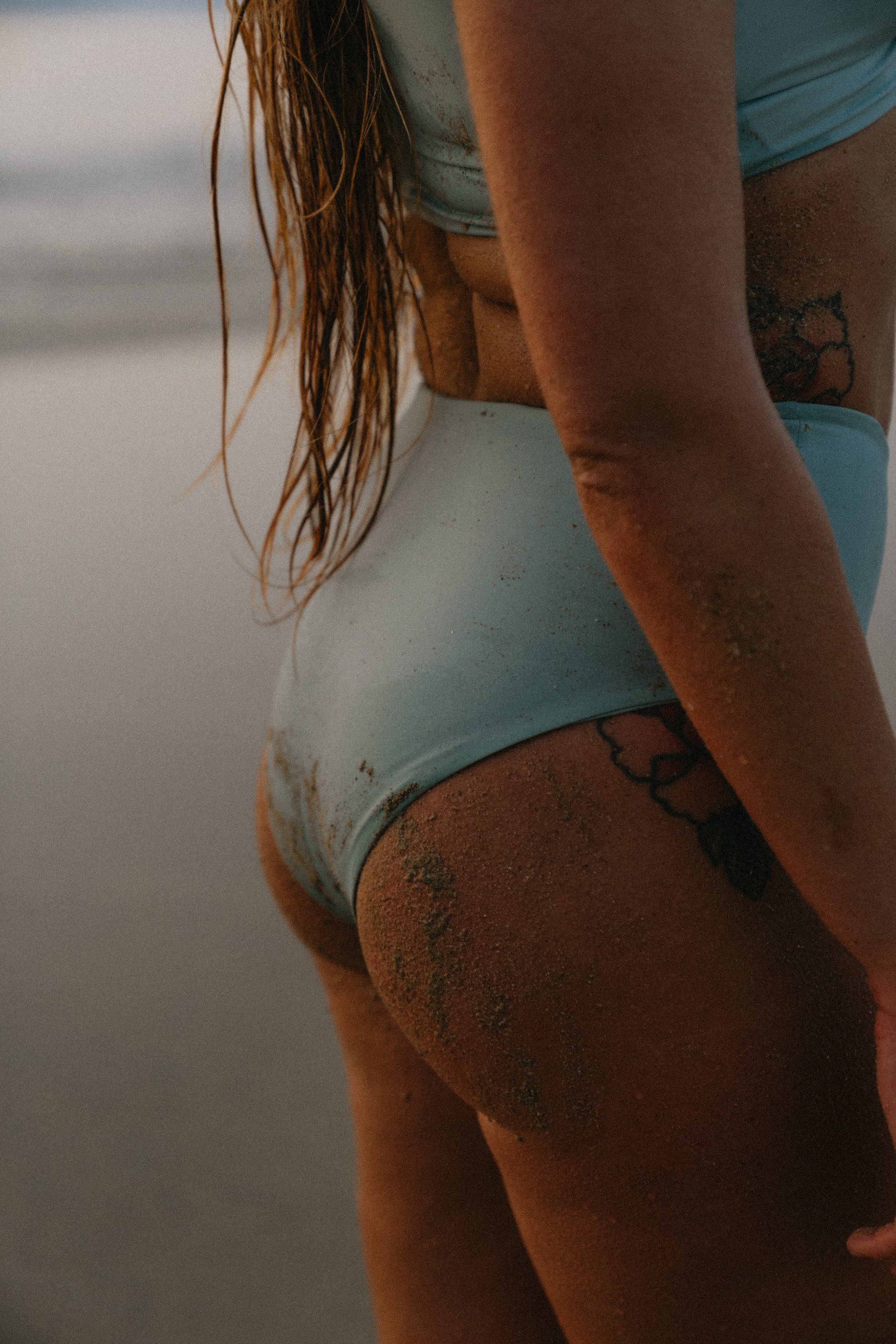 MOW Equinox | High Waisted Bikini Bottoms for Women - Sea Mist - Econyl