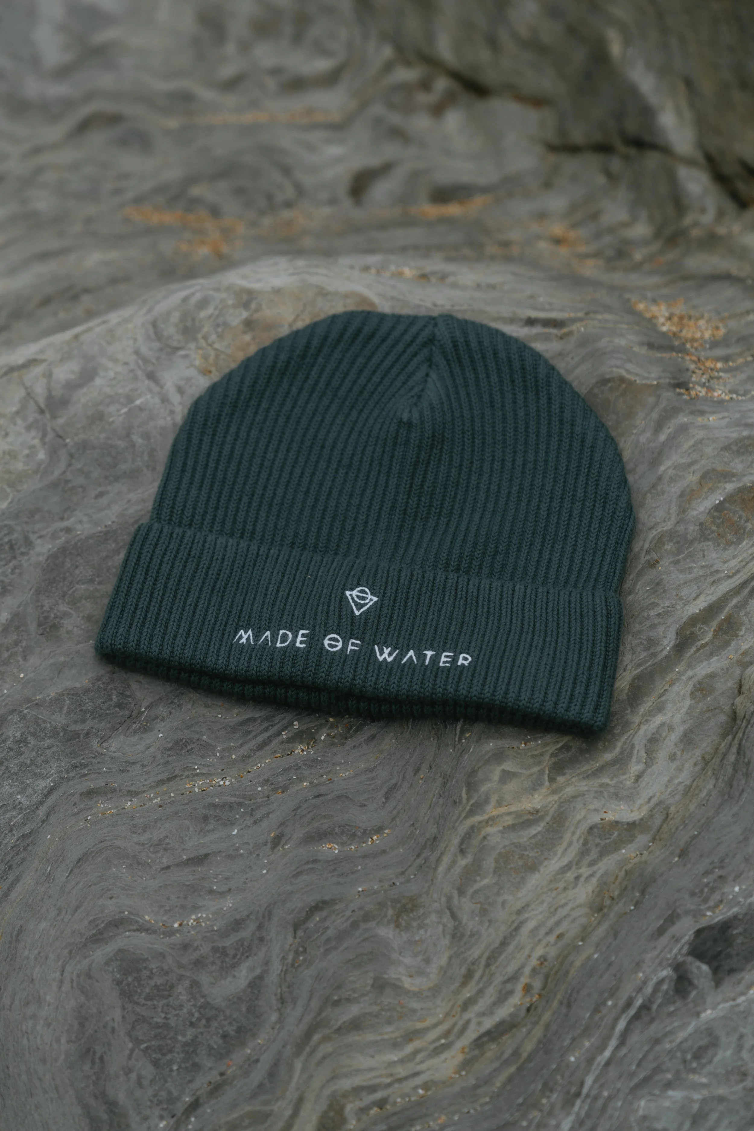 Made of Water | Fisherman Beanie for Women - Kelp Green