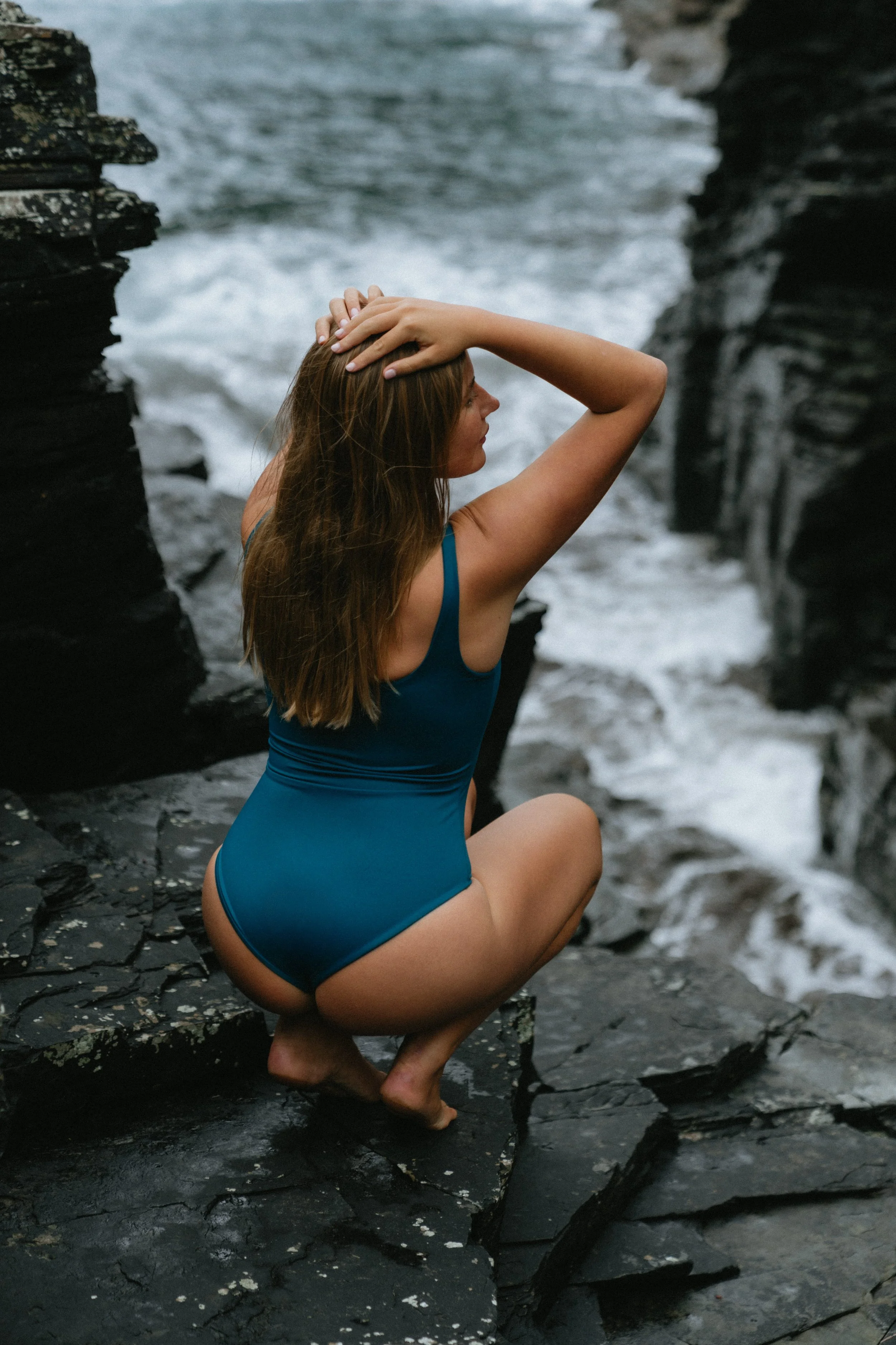 Made of Water | Classic - One Piece Swimsuit for Women - Kelp - Econyl