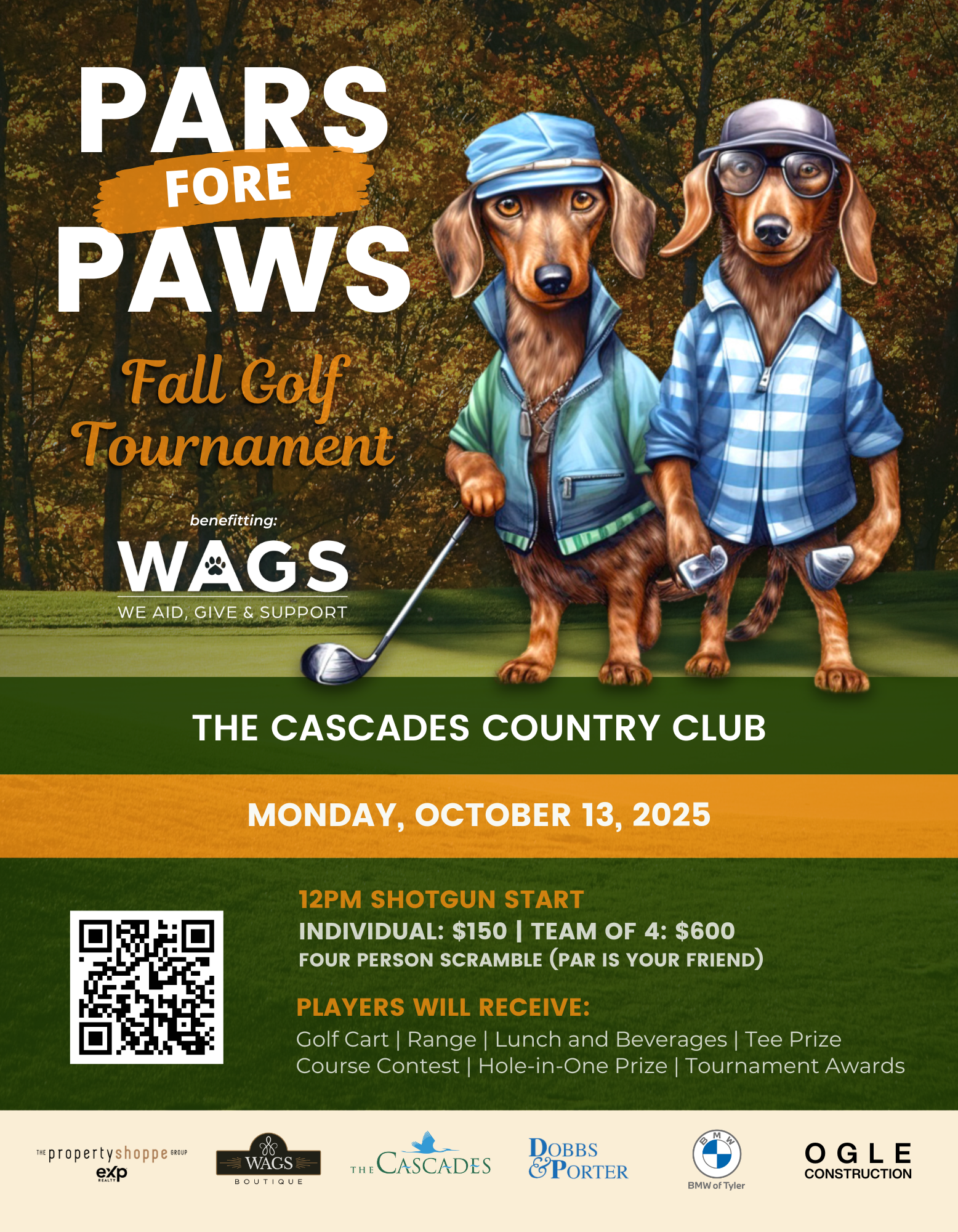 Pars Fore Paws Fall Golf Tournament