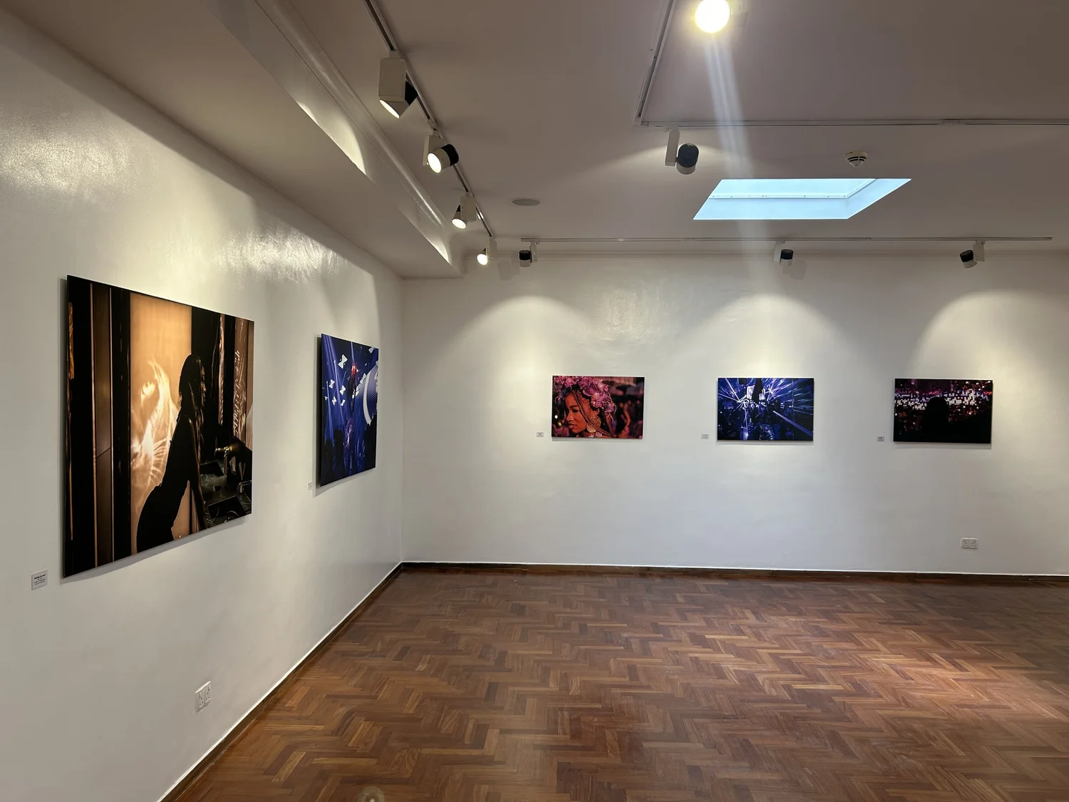 View of the Lagos Night Lights exhibition