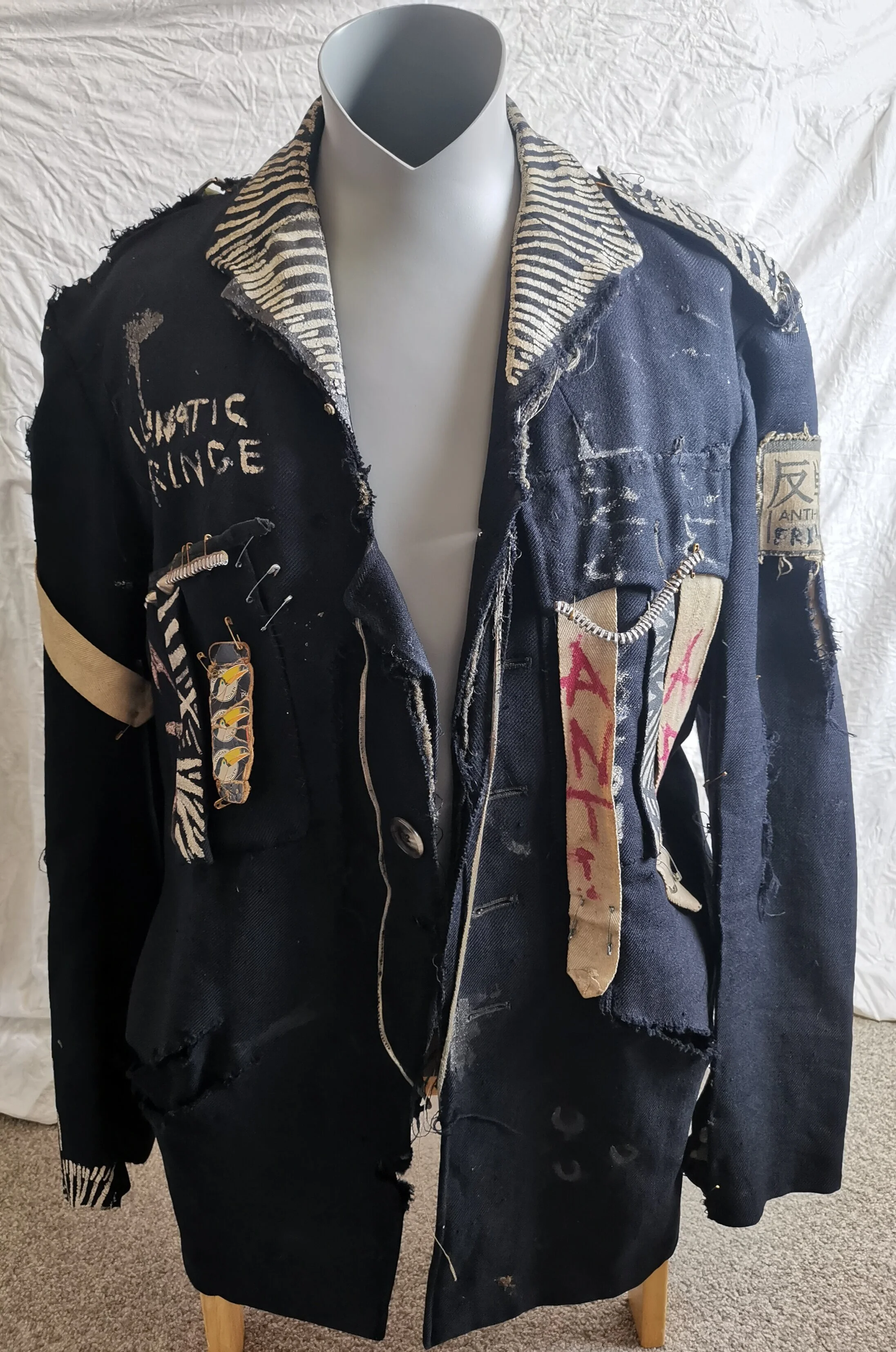 1980's Punk jacket worn by John Finch 'Lunatic Fringe'