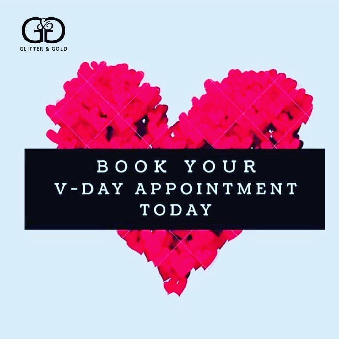 Don&rsquo;t forget to book those Valentine Day appointments 😘

Make your appointment today!

Click Link in Bio
👉 @glitterandgold719 
👉 @glitterandgold719 
&bull;
&bull;
&bull;
&bull;
&bull;
&bull;
#valentineswax #skincare #beauty #facials #estheti