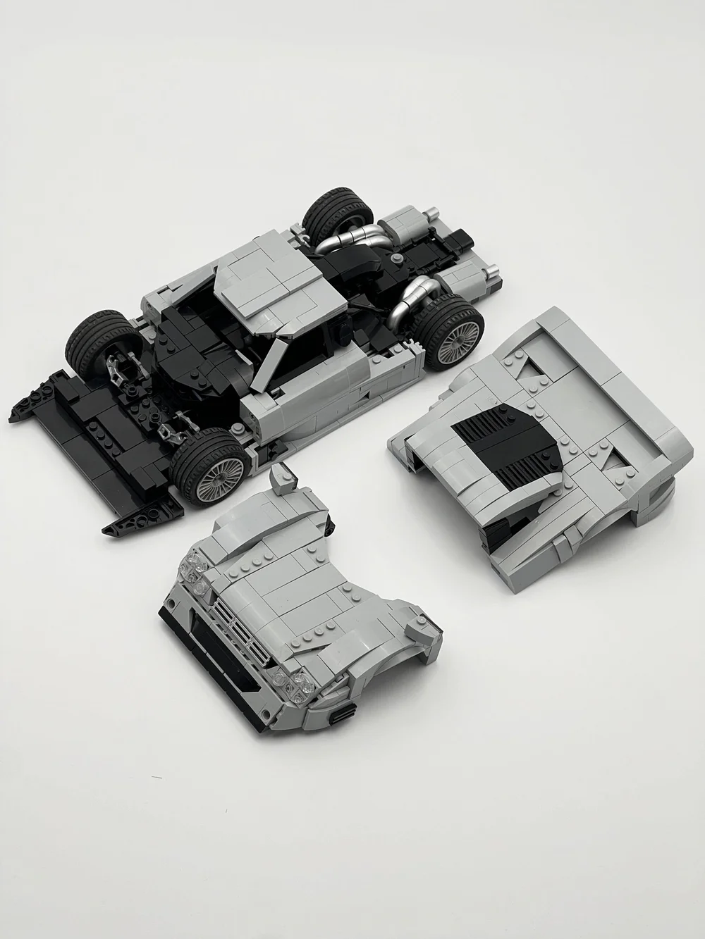 Mercedes CLK GTR LEGO MOC — 3DSupercarBricks