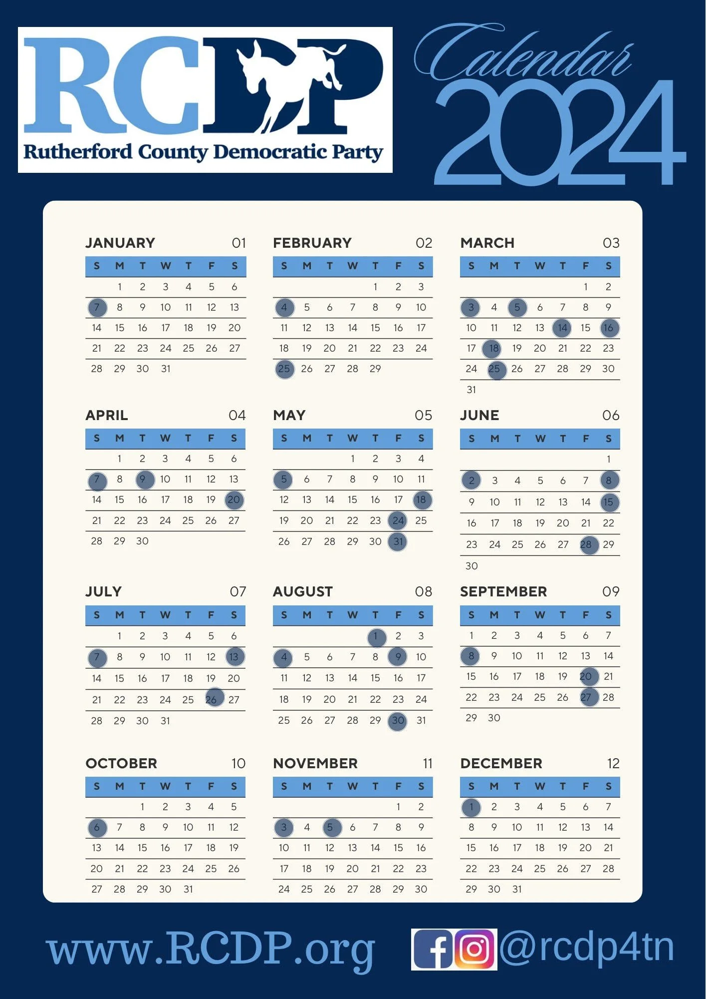 Events — Rutherford County Democrats