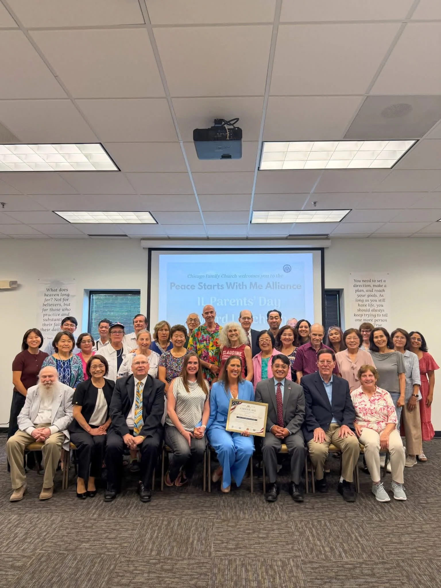 UPF Chicago Recognizes Family Values at National Parents' Day