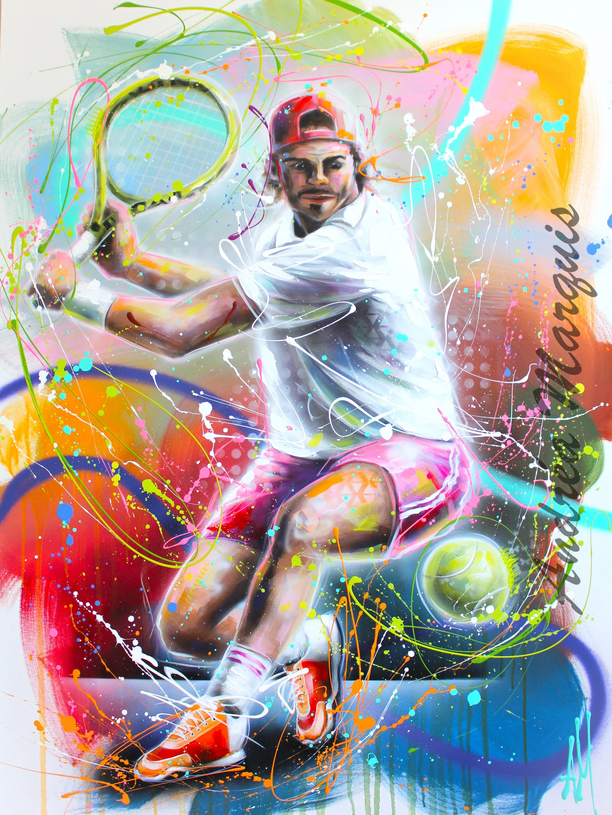 Du coeur jusqu'au bout des doigts! 48''x 36''