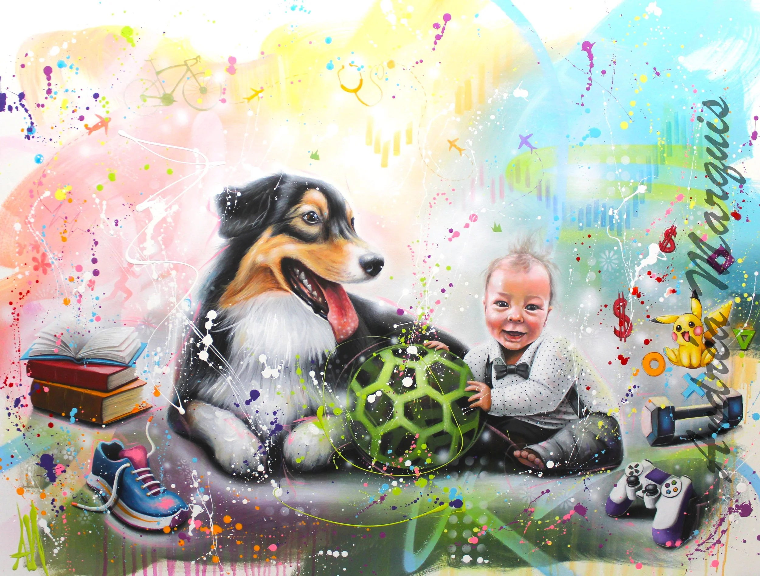 Une explosion d'Amour! 36''x 48''