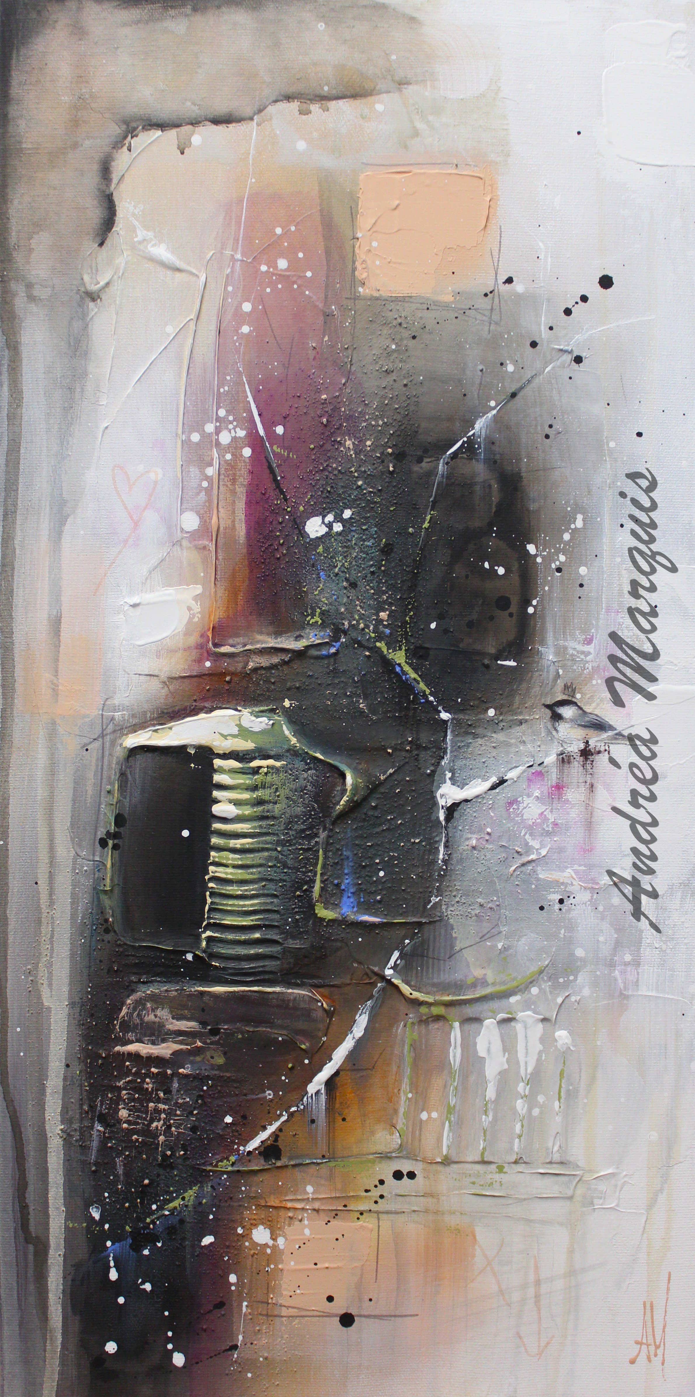 Tel une bise sur ma joue 20''x 10''