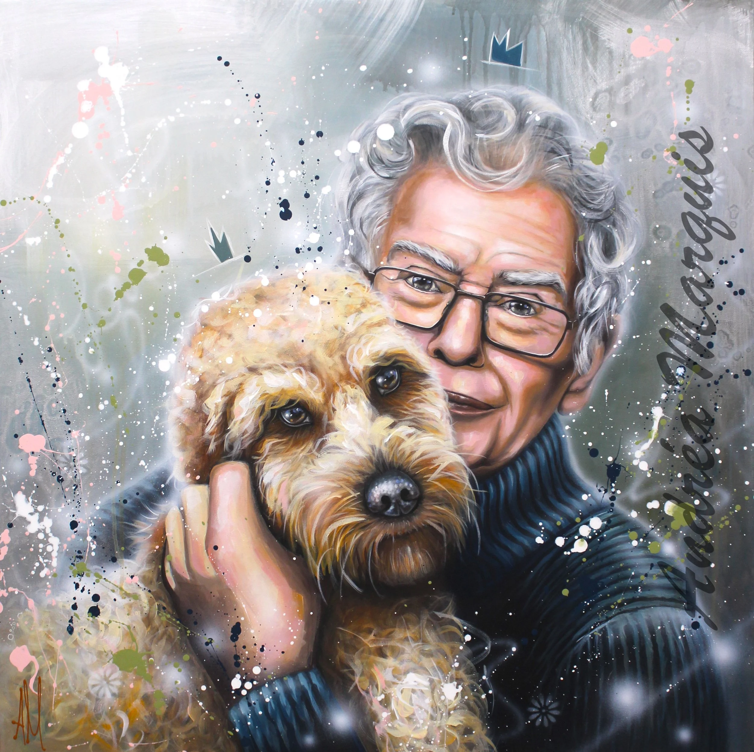 Un coeur rempli d'amour 30''x 30''