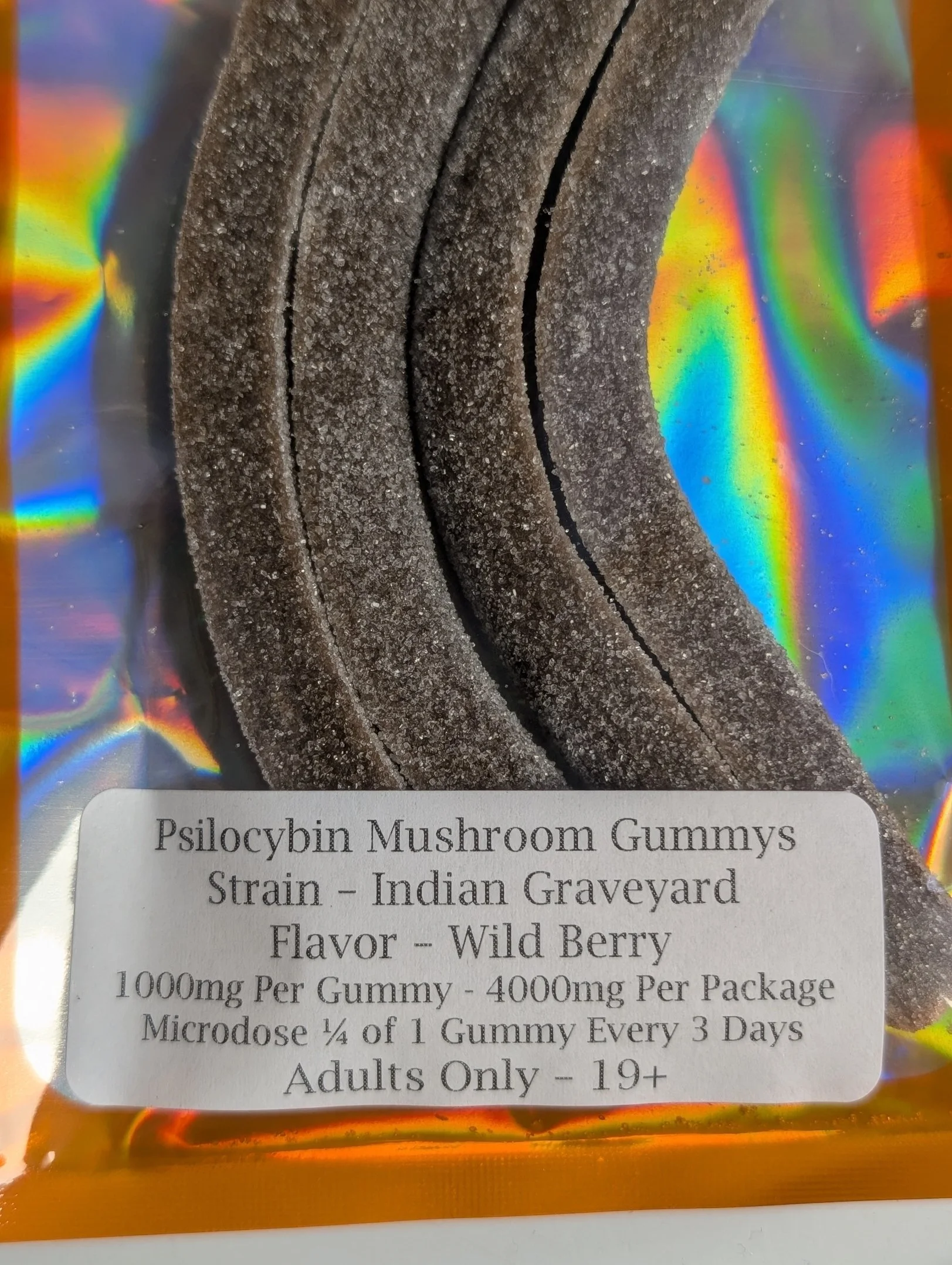 PSILOCYBIN MUSHROOM GUMMIES - INDIAN GRAVEYARD WILDBERRY