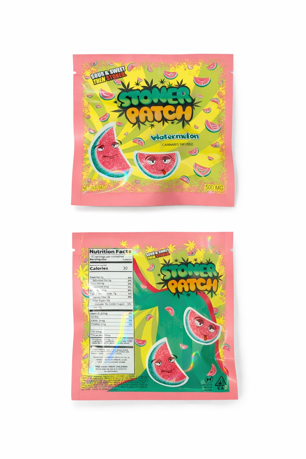 Stoner Patch Watermelon Gummies (500mg)