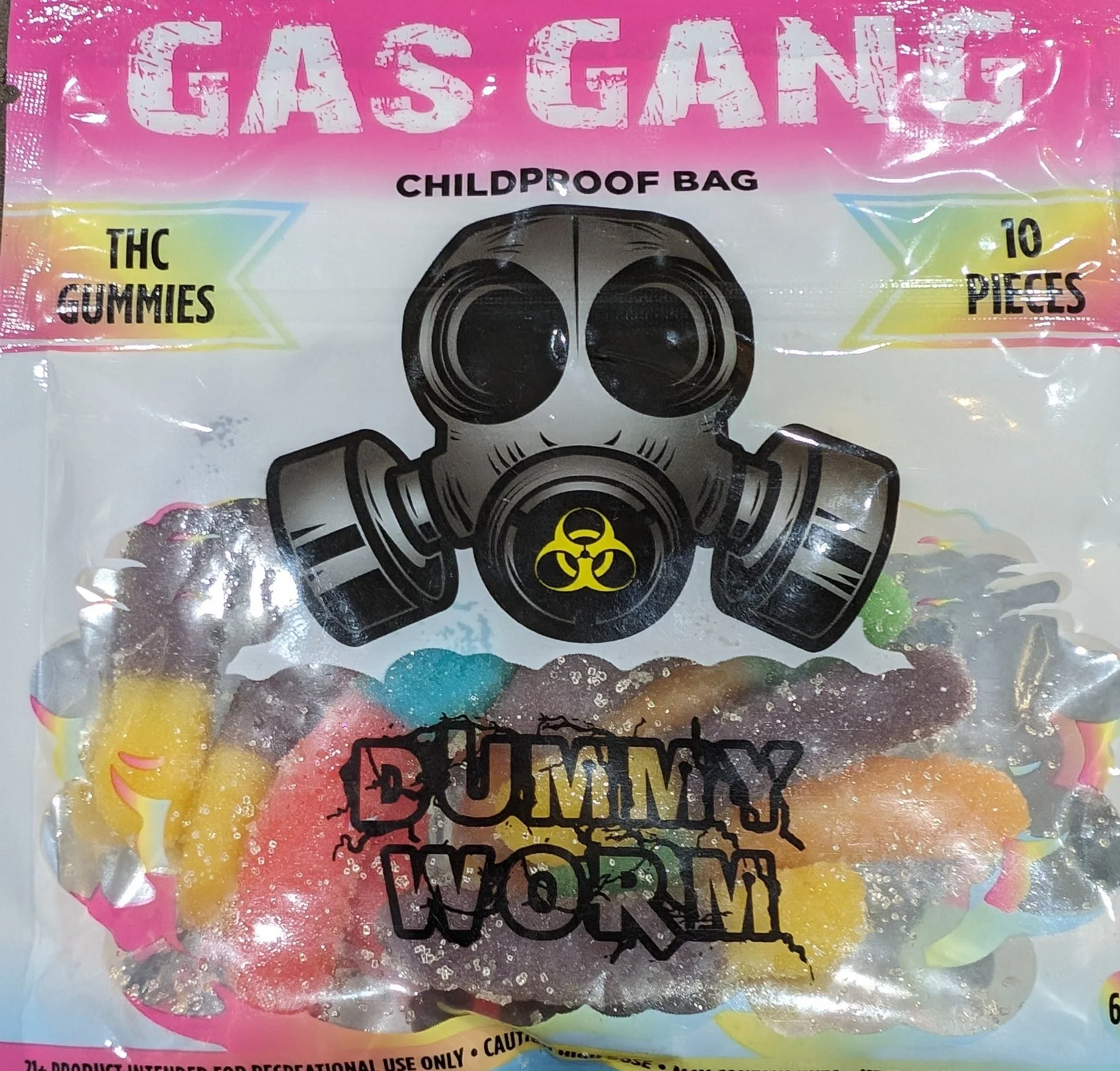 DUMMY WORMS - GAS GANG GUMMIES 1000MG