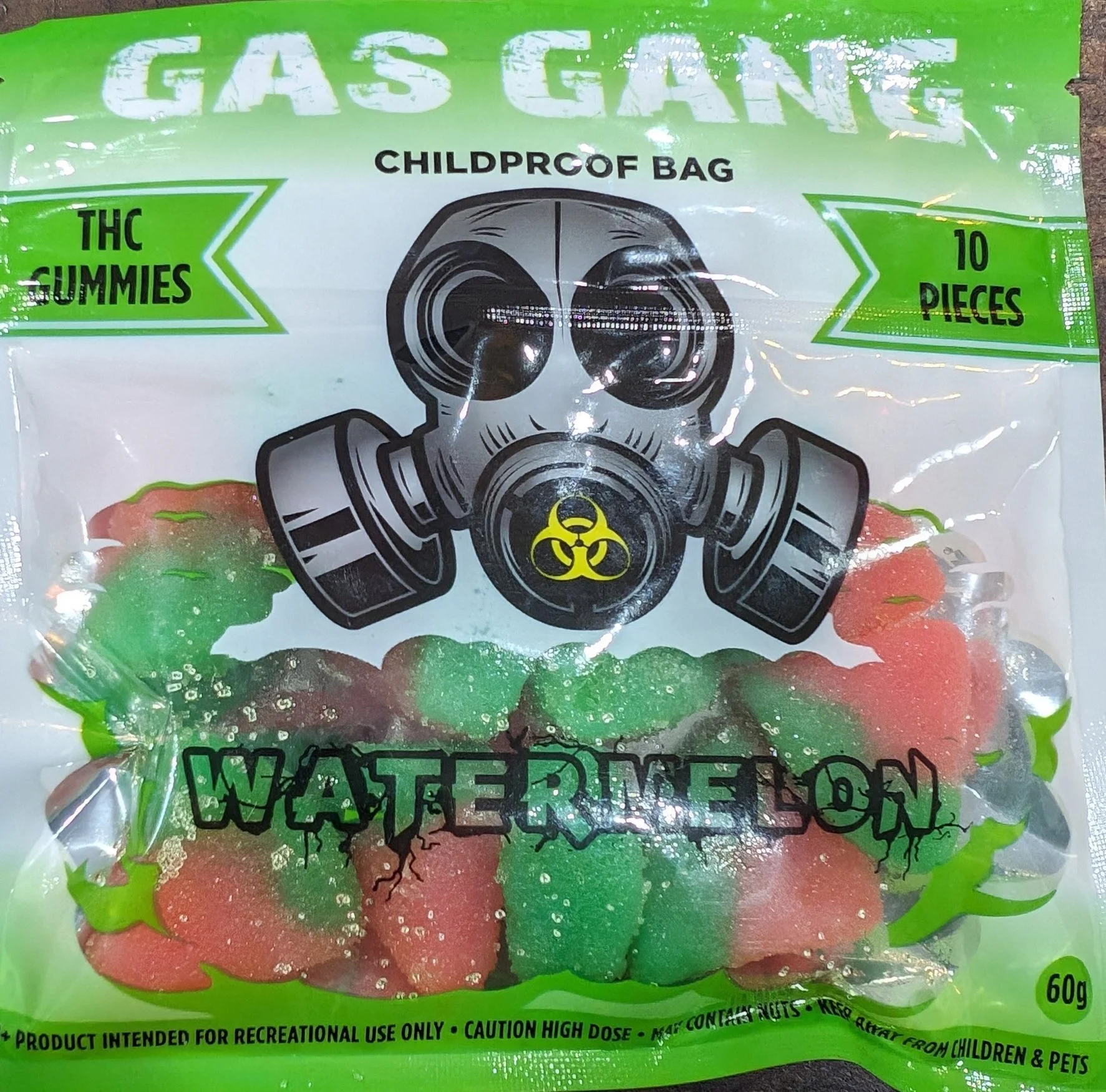 WATERMELON - GAS GANG GUMMIES 1000MG