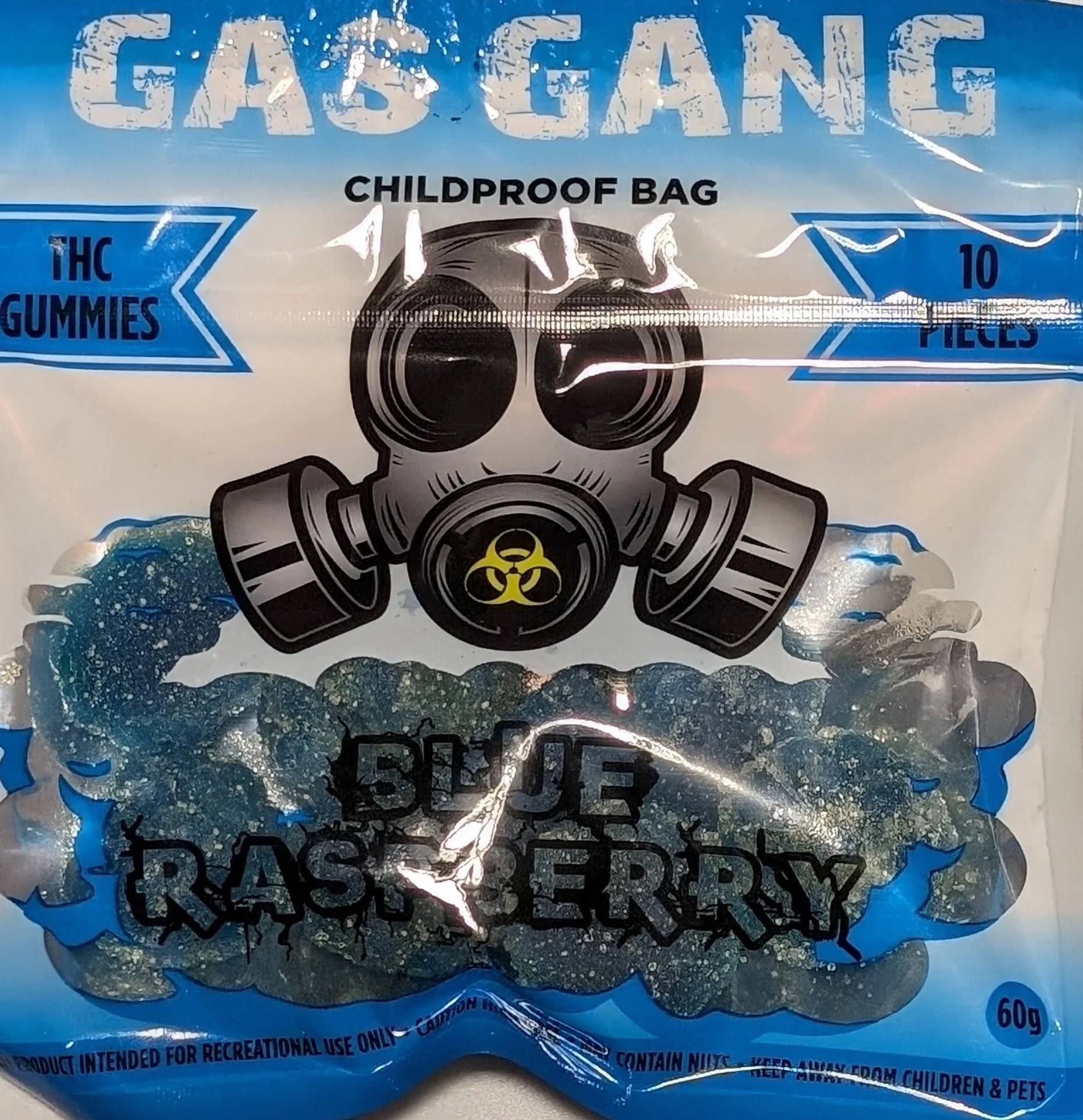 BLUE RASPBERRY - GAS GANG GUMMIES 1000MG