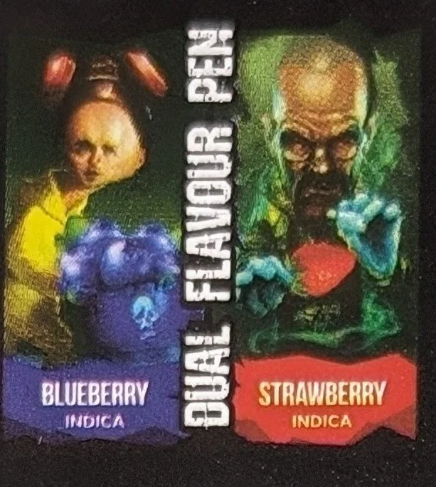 BLUEBERRY/STRAWBERRY - HEISENBERG 6G DUAL CHAMBER VAPES