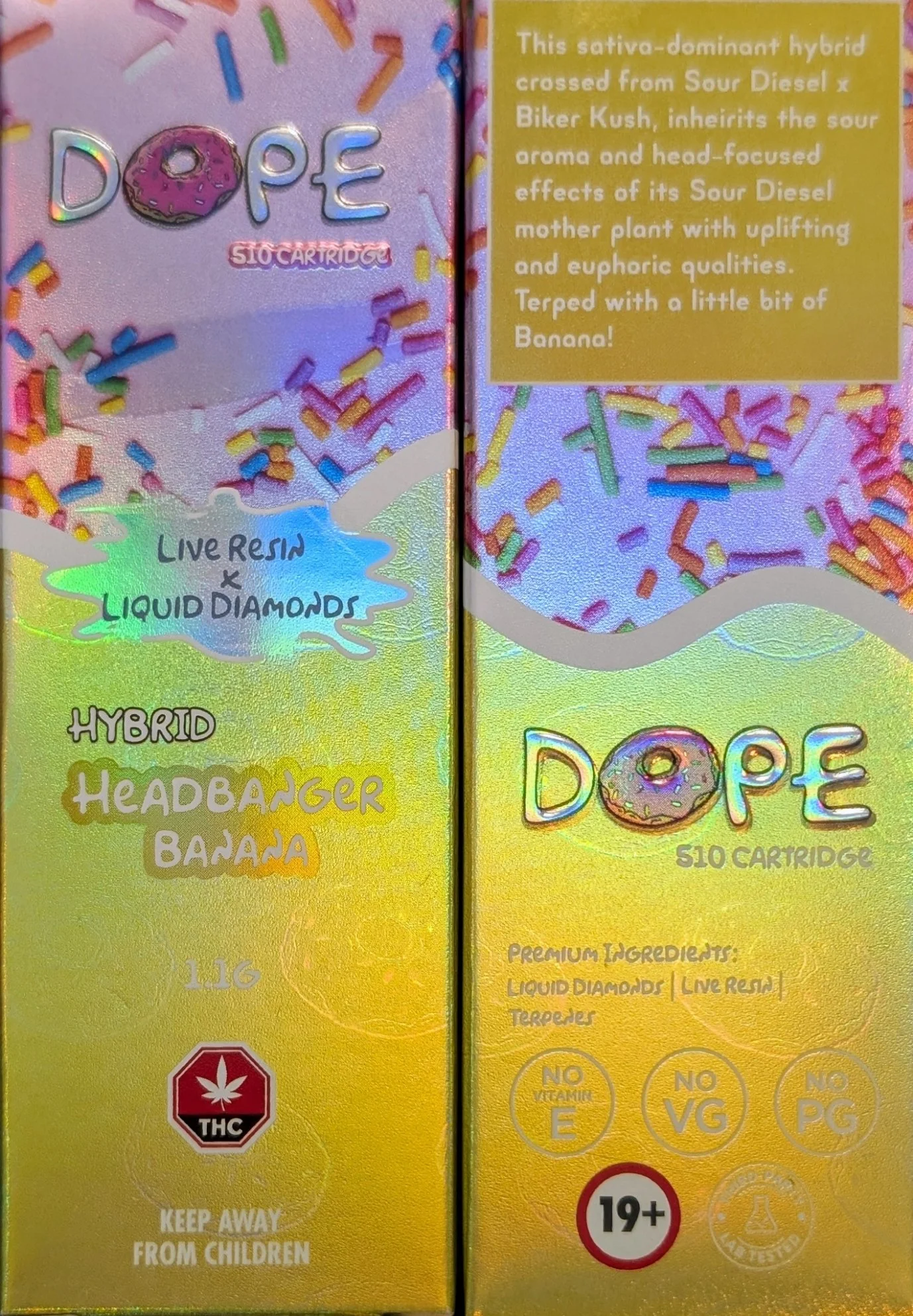 HEADBANGER BANANA - DOPE 1.1G CARTRIDGE