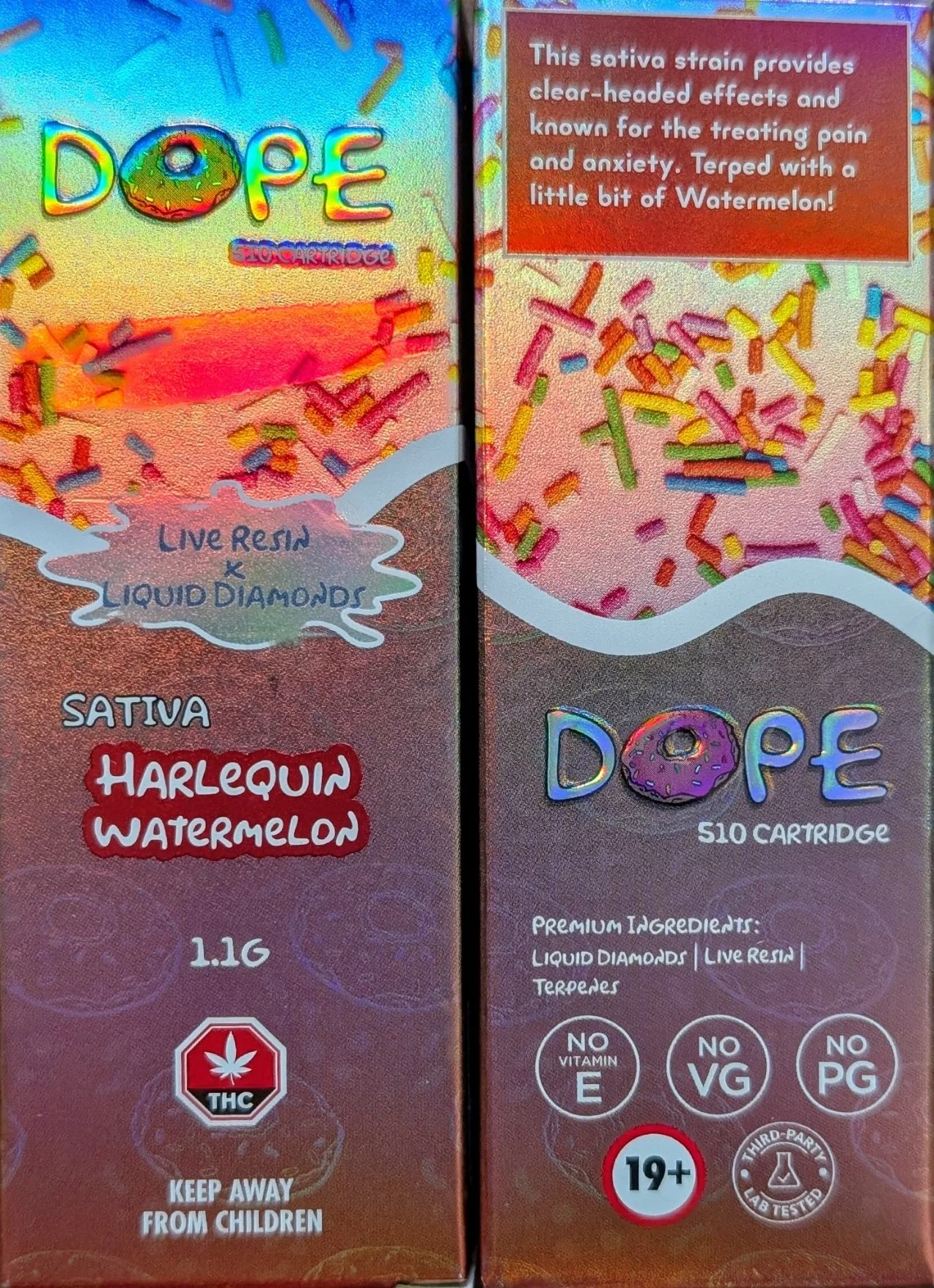HARLEQUIN WATERMELON - DOPE 1.1G CARTRIDGE