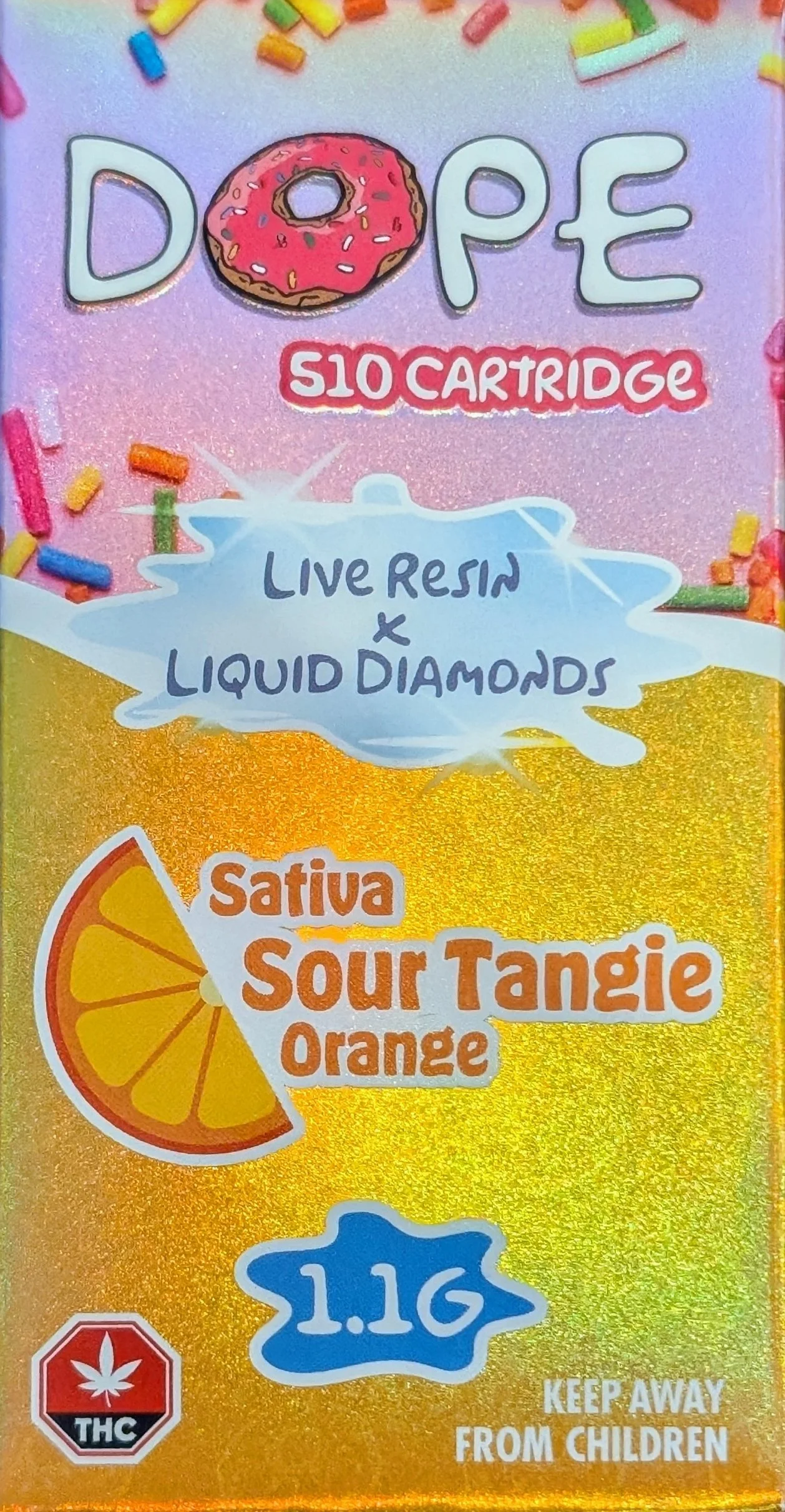 SOUR TANGIE ORANGE - DOPE 1.1G CARTRIDGE