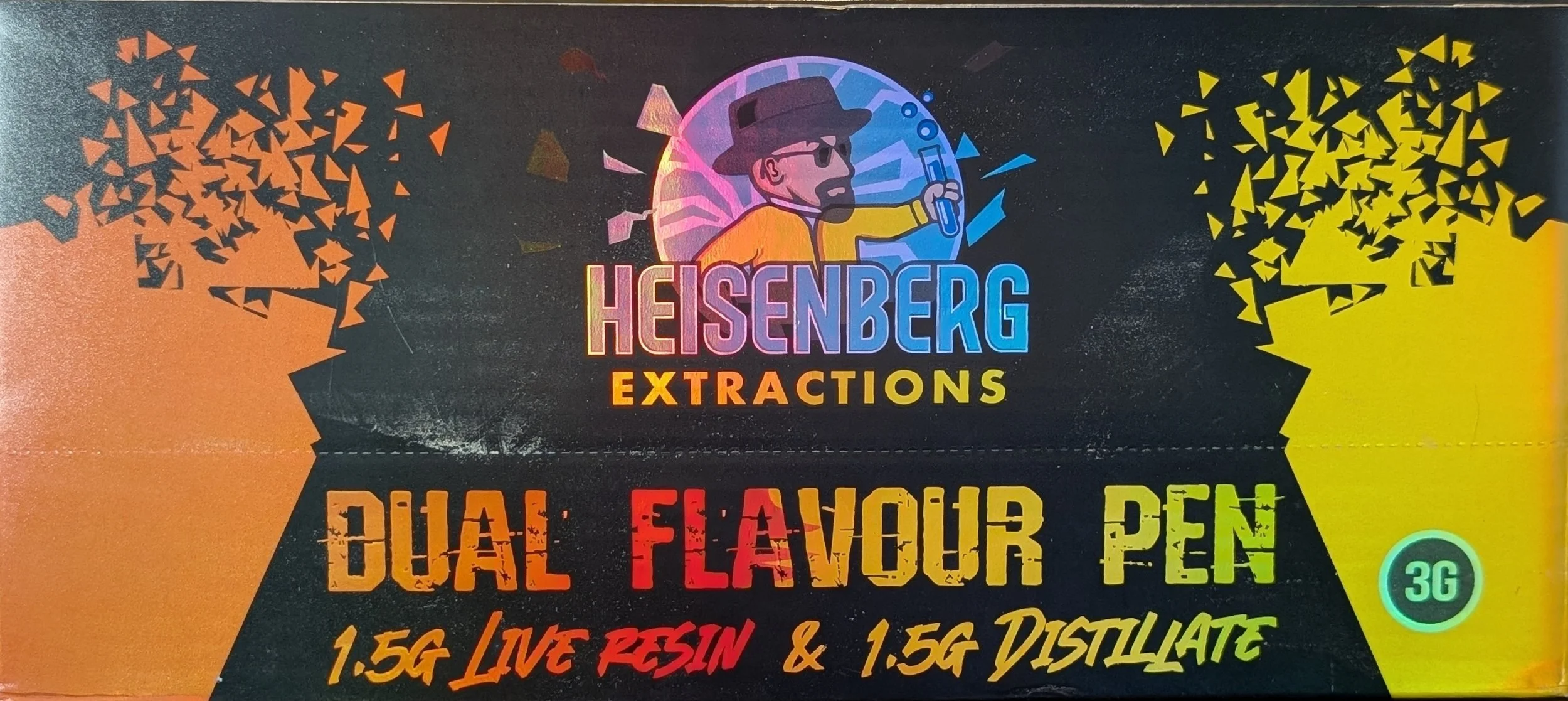 GEORGIA PIE & FRUITY CEREAL - HEISENBERG 3G DUAL FLAVOR VAPES
