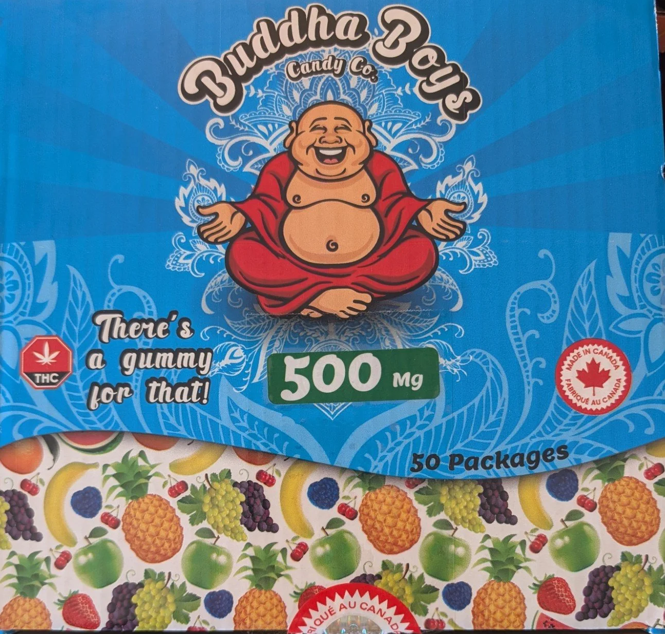 BUDDHA BOYS 500mg THC GUMMIES