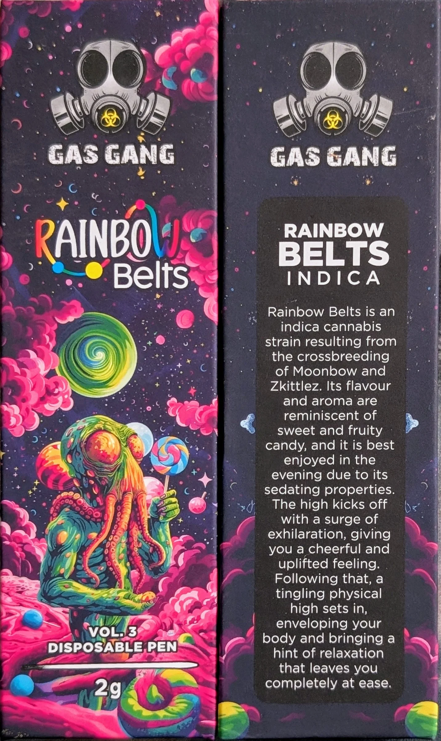 RAINBOW BELTZ - GAS GANG VAPE PENS (2G)