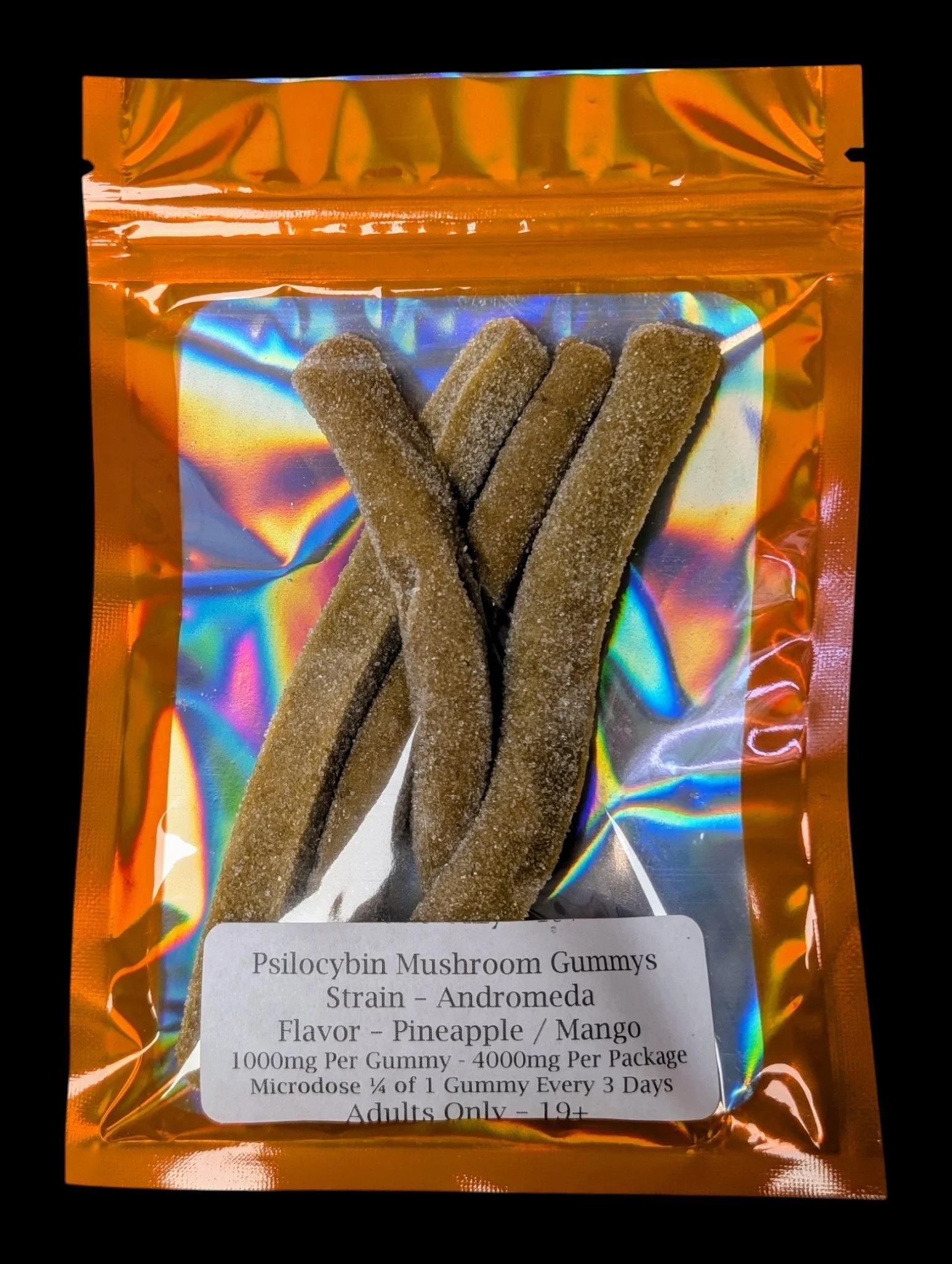 PSILOCYBIN MUSHROOM GUMMIES - ANDROMEDA PINEAPPLE MANGO