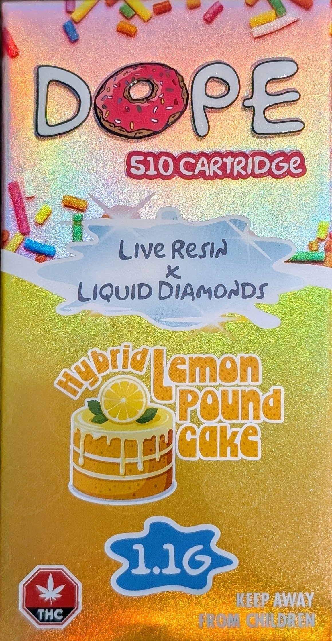 LEMON POUNDCAKE - DOPE 1.1G CARTRIDGE