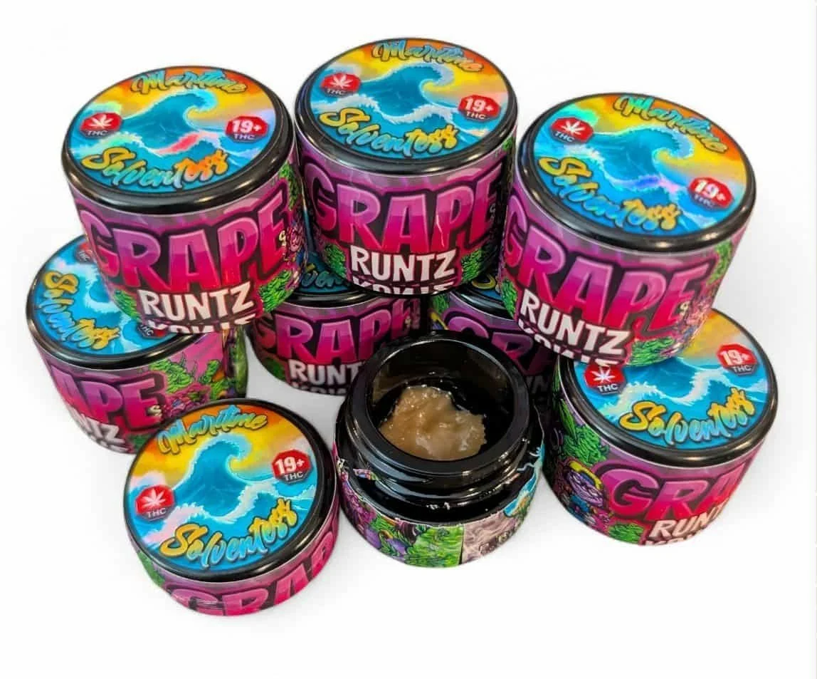 GRAPE RUNTZ - LIVE HASH ROSIN by "MARITIME SOLVENTLESS"