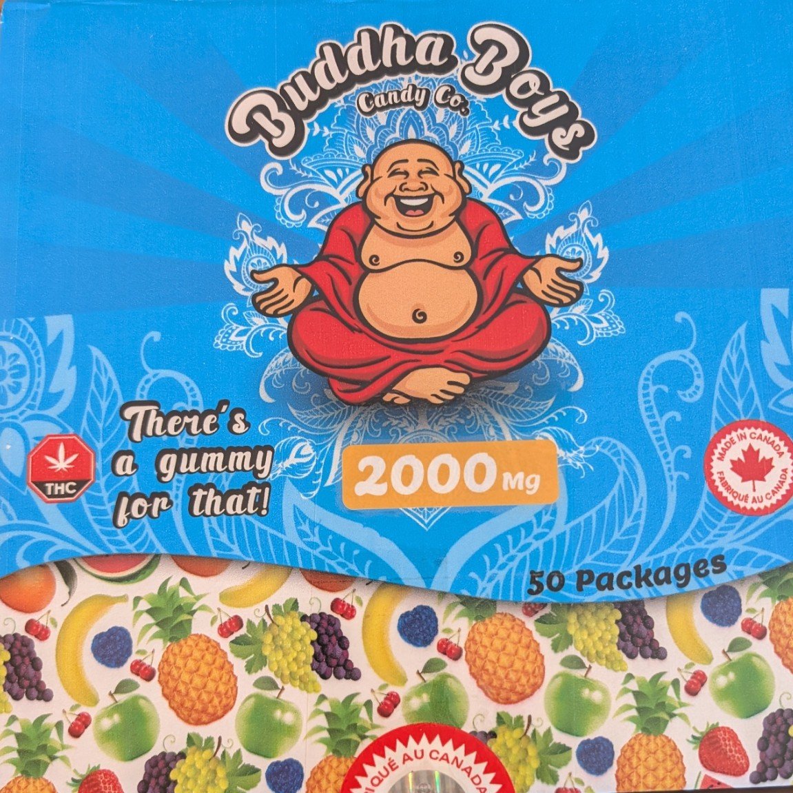 BUDDHA BOYS 2000mg THC GUMMIES