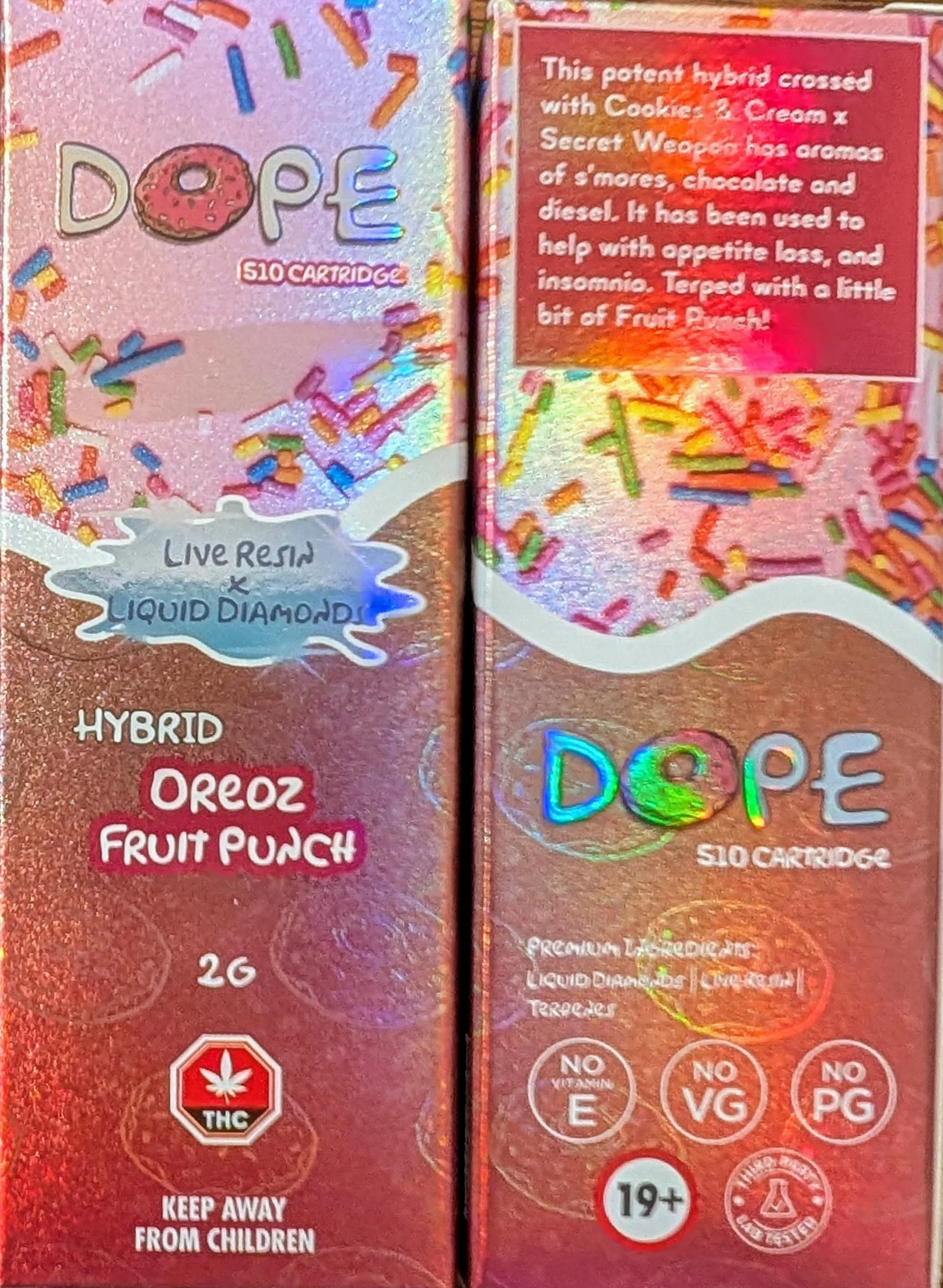 OREOZ FRUIT PUNCH - DOPE 2G CARTRIDGE