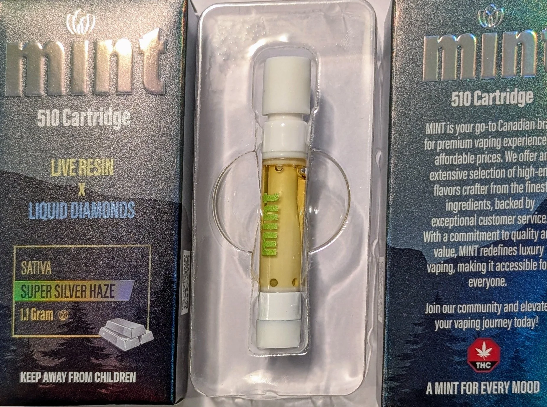 SUPER SILVER HAZE - MINT 1.1G CARTRIDGE