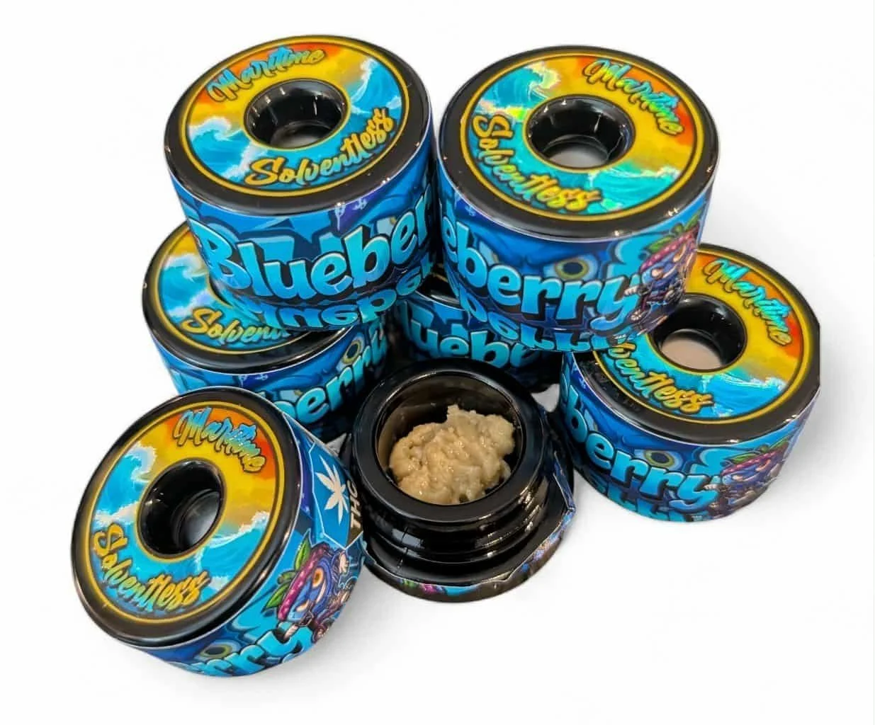 BLUEBERRY - LIVE HASH ROSIN by "MARITIME SOLVENTLESS"