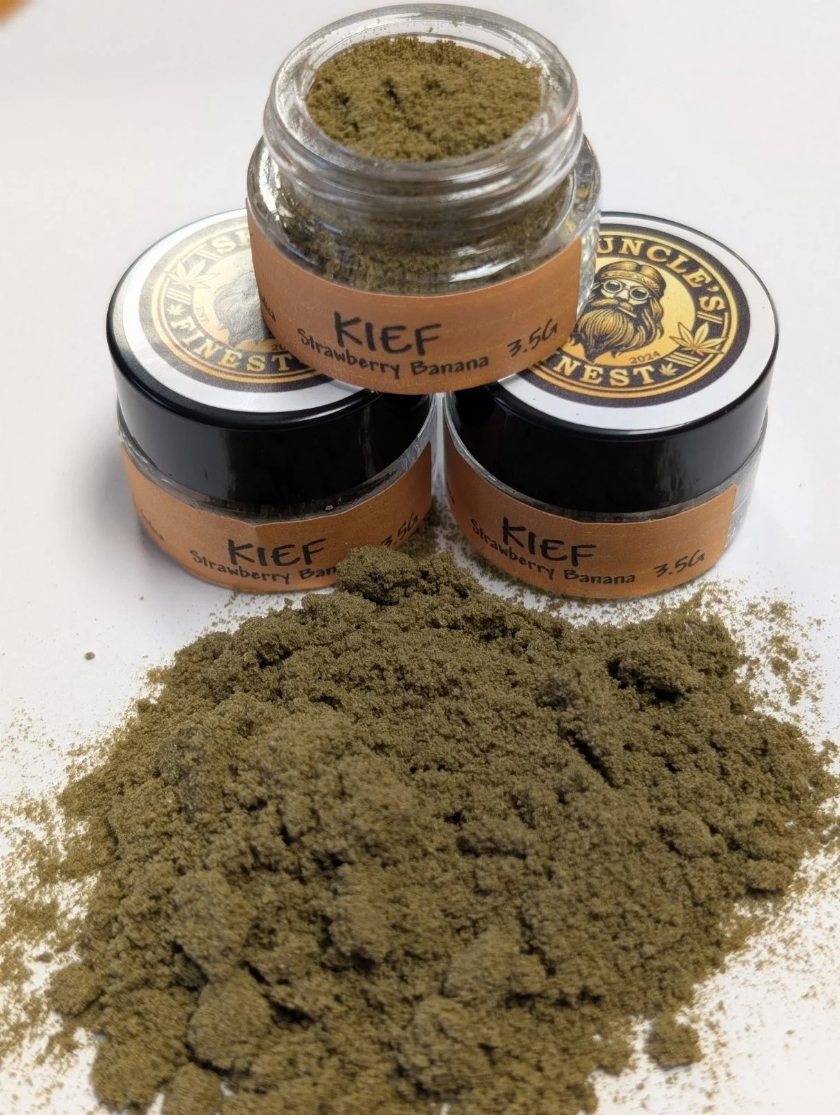 KIEF STRAWBERYY BANANA (3.5g)  - SKUNCLE'S {CHRISTMAS HOLIDAZE DEALZ}