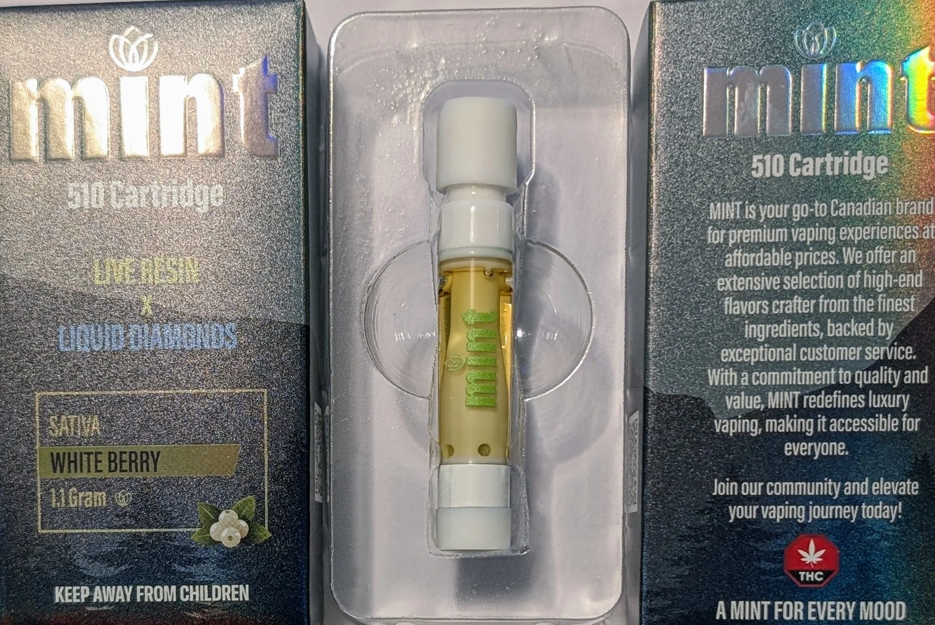 WHITE BERRY - MINT 1.1G CARTRIDGE