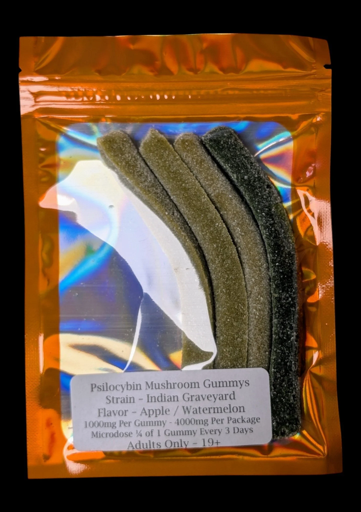 PSILOCYBIN MUSHROOM GUMMIES - INDIAN GRAVEYARD APPLE WATERMELON