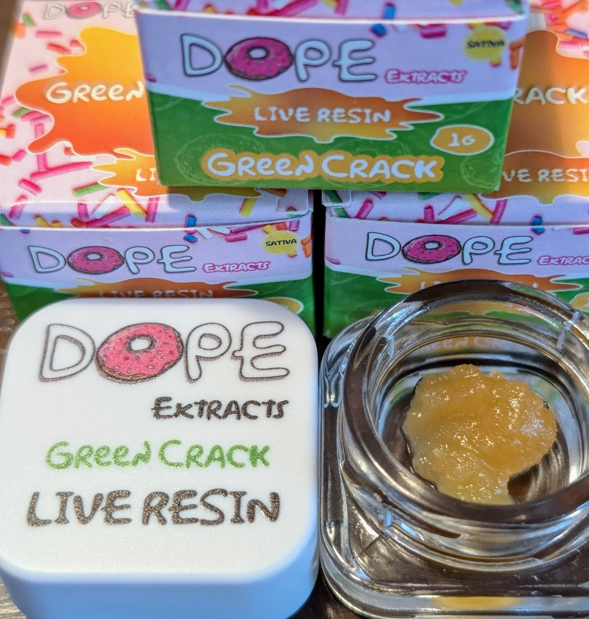 DOPE LIVE RESIN 1G - GREEN CRACK
